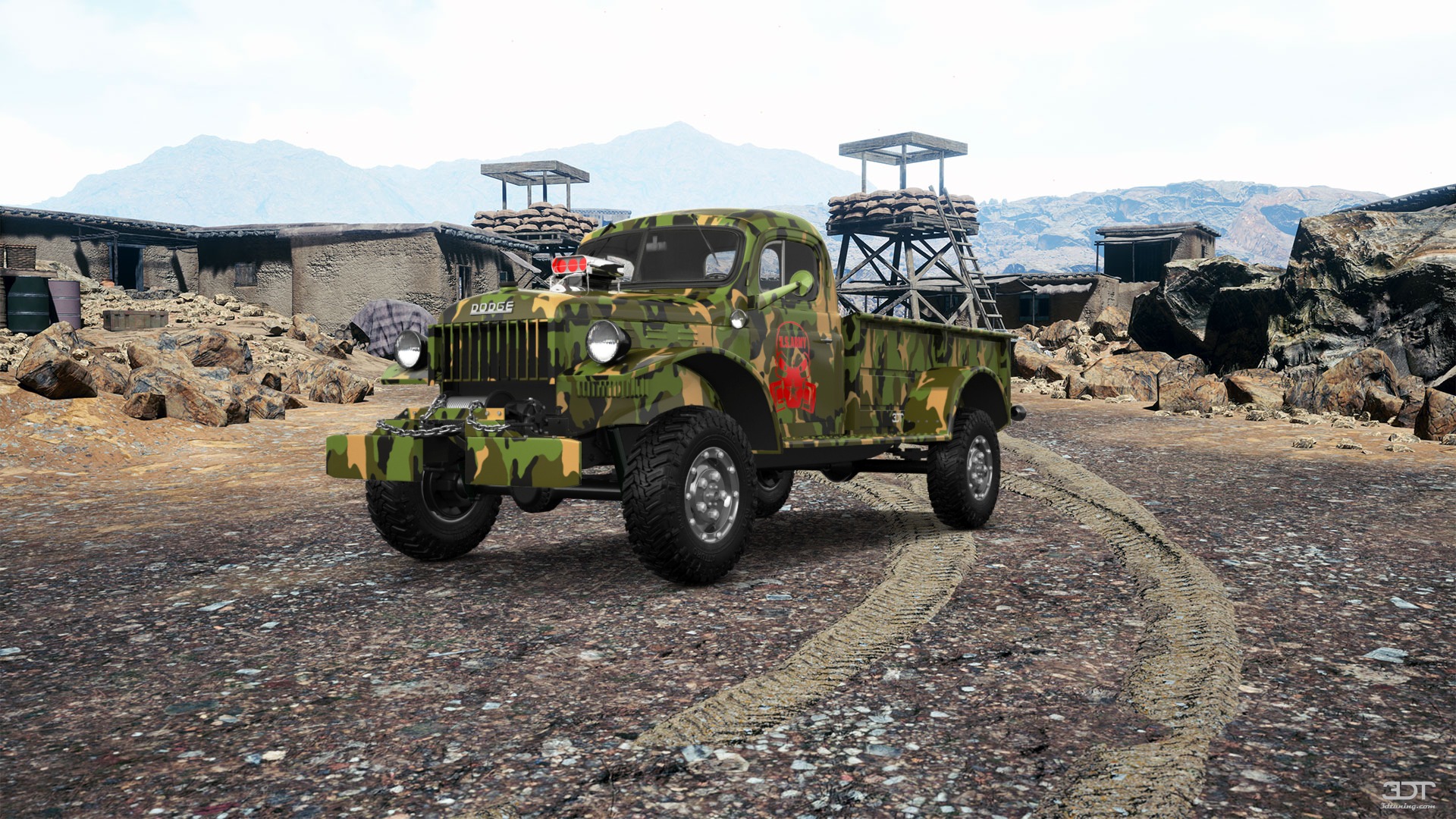 Dodge Power Wagon 2 Door pickup truck 1947 tuning