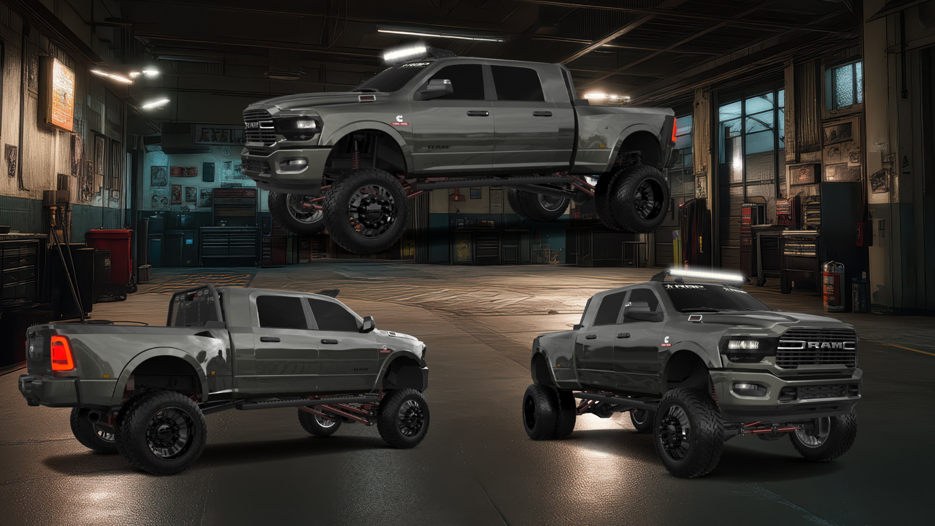 Dodge Ram 3500 4 Door pickup truck 2020 tuning