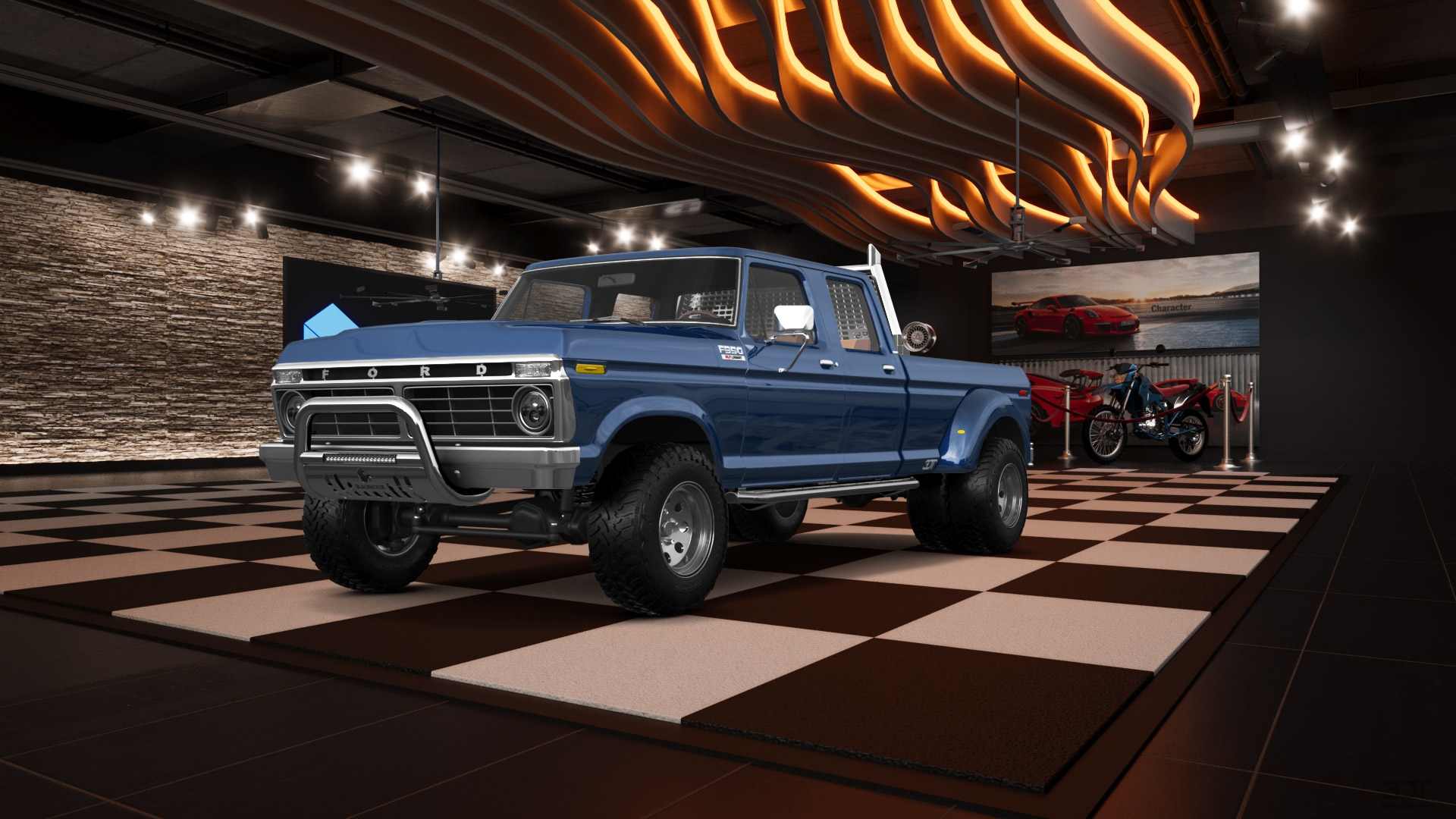 Ford F-350 Dually 4 Door pickup truck 1973 Images
