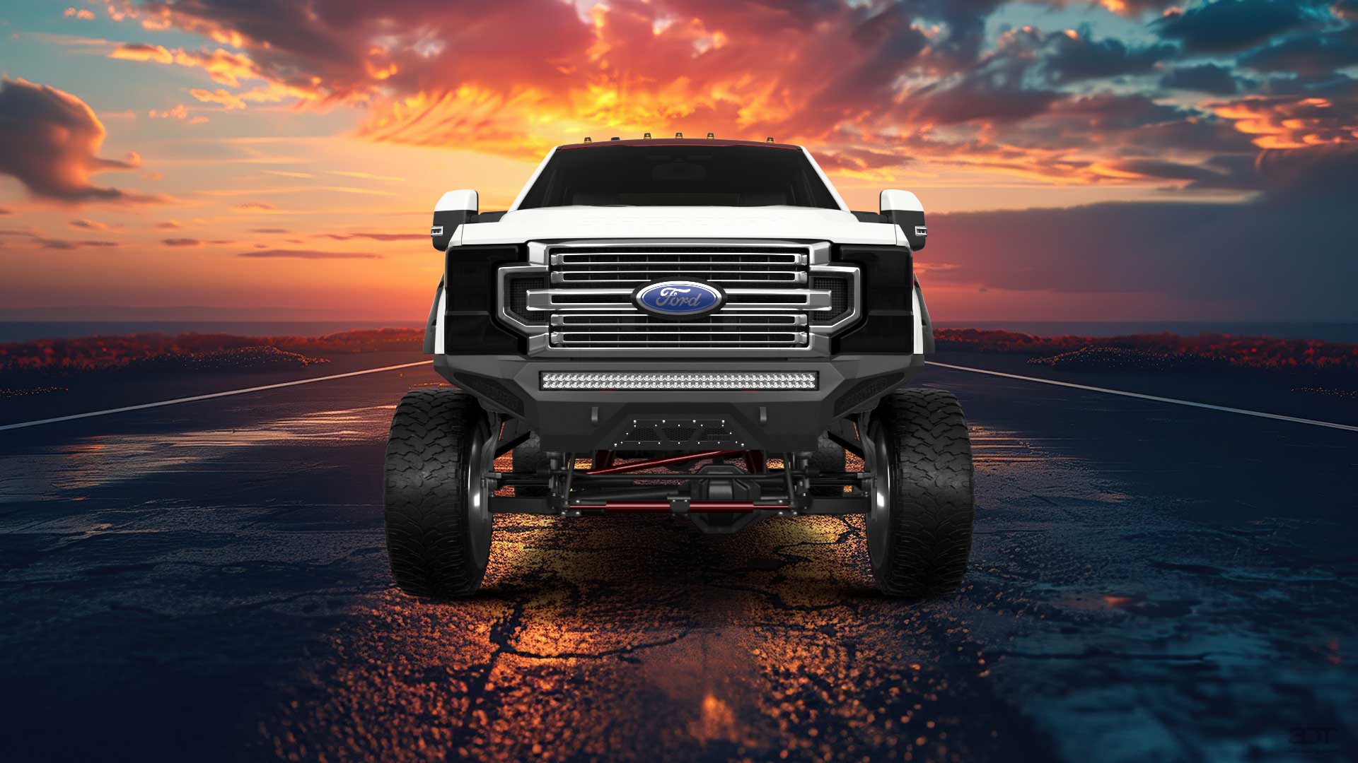 Ford F-250 4 Door pickup truck 2021 Images