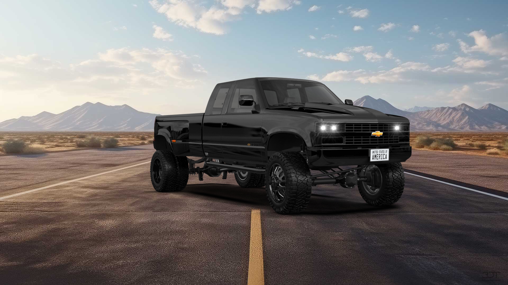 Chevrolet K3500 Extended Cab Pickup Truck 1988 Images