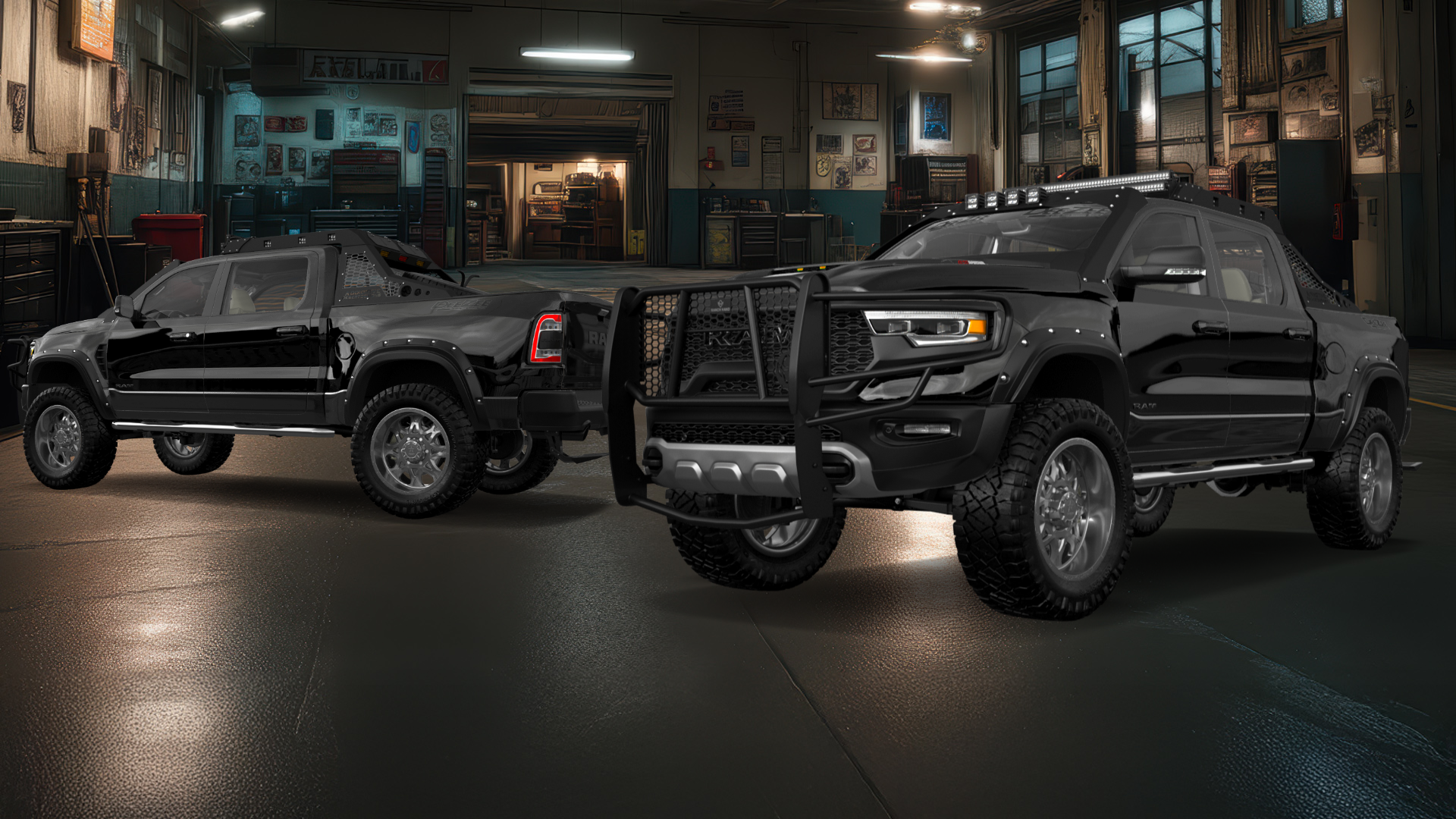 Dodge Ram 1500 TRX 4 Door pickup truck 2021 tuning