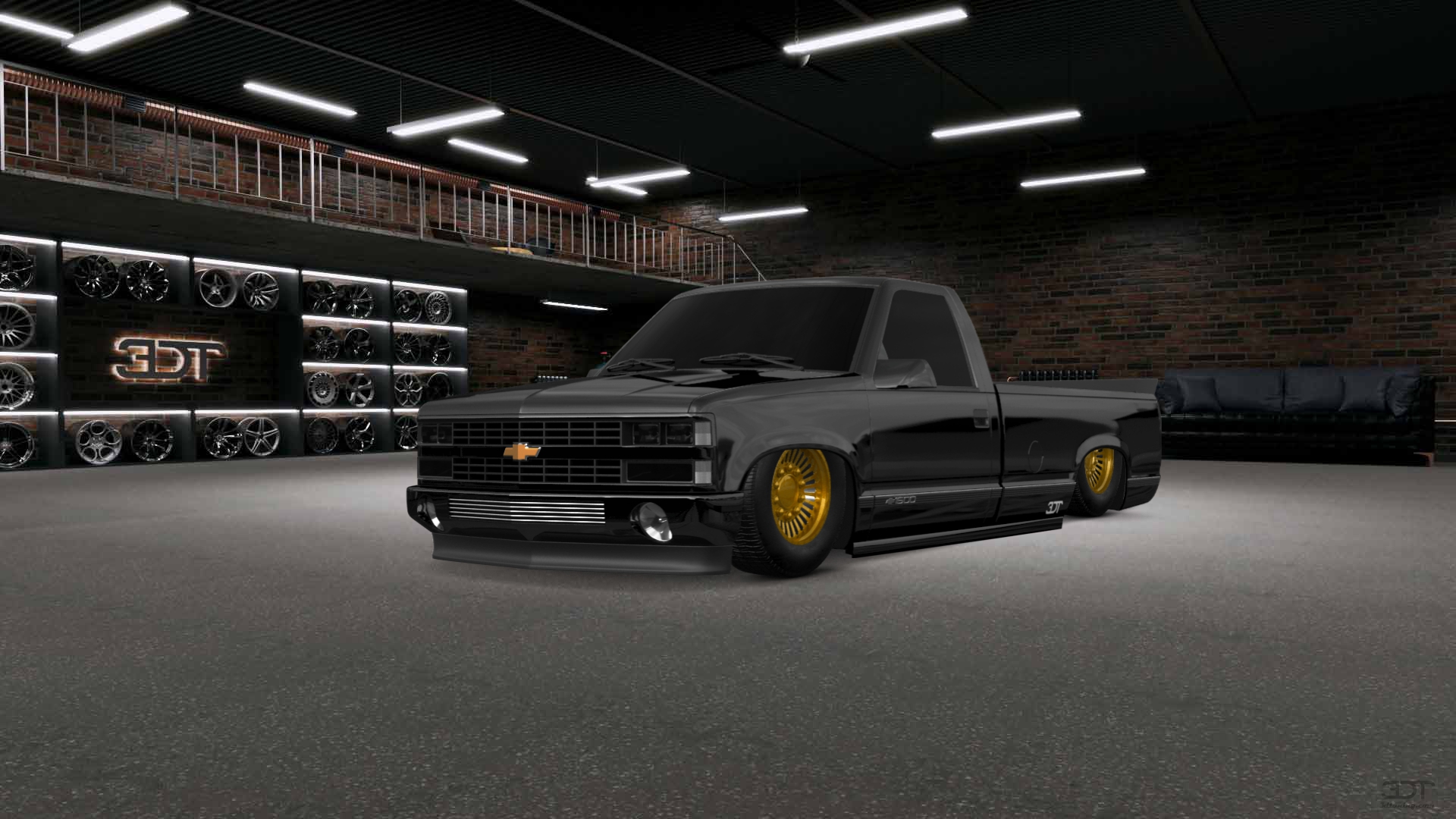 Chevrolet K1500 Regular Cab Fleetside Pickup 1988