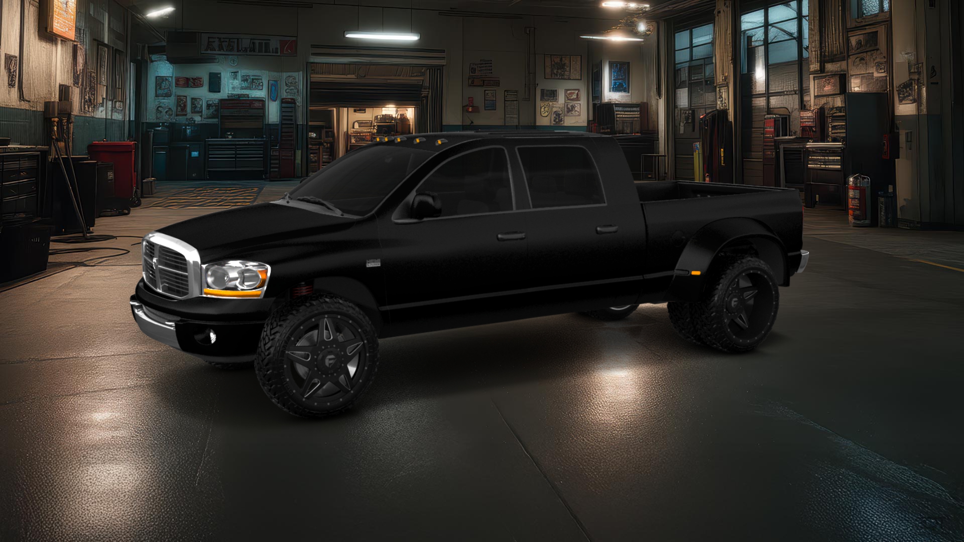 Dodge Ram 3500 Dually 4 Door pickup truck 2007 tuning