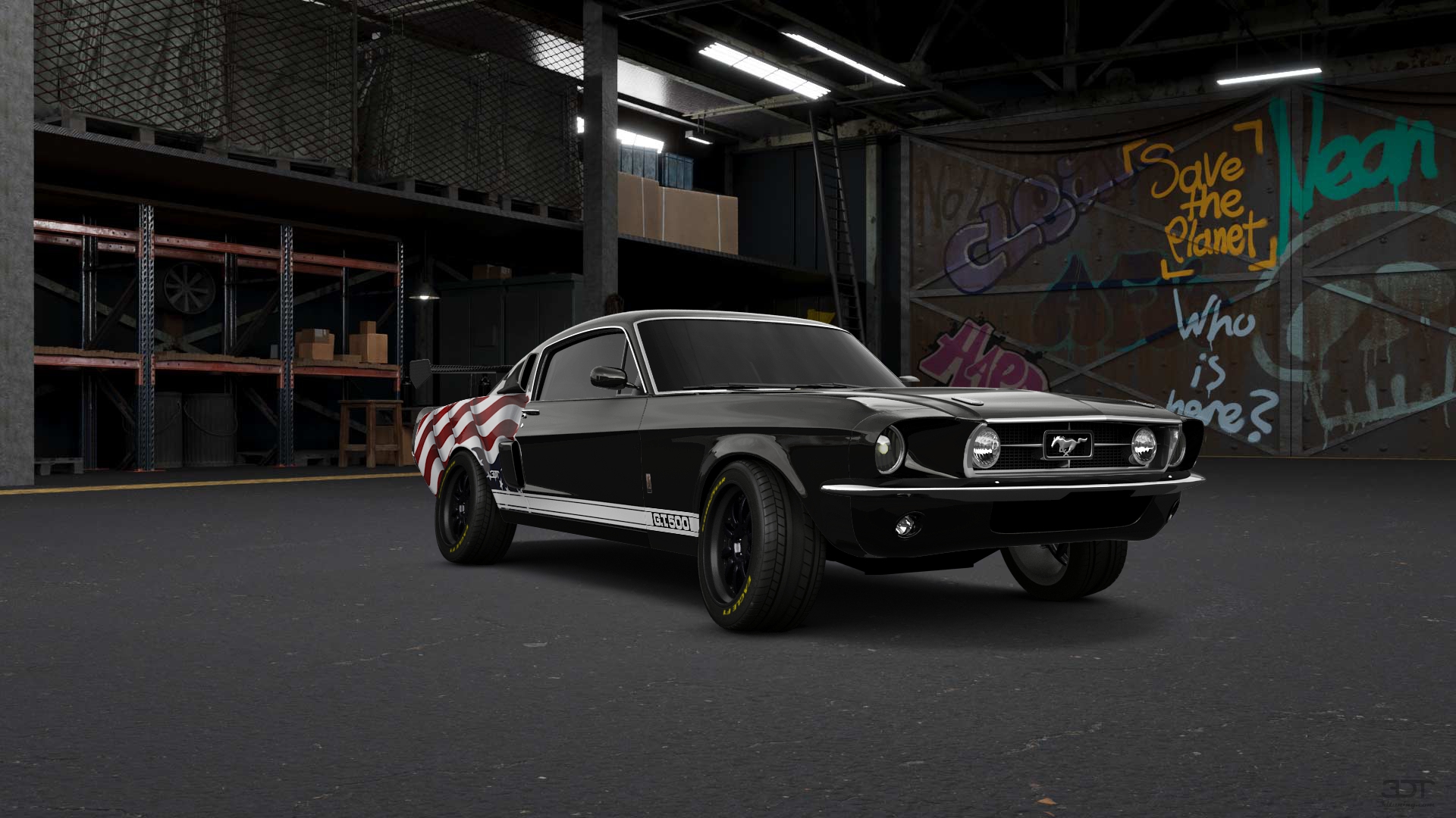 Mustang GT500 2 Door Coupe 1968 tuning