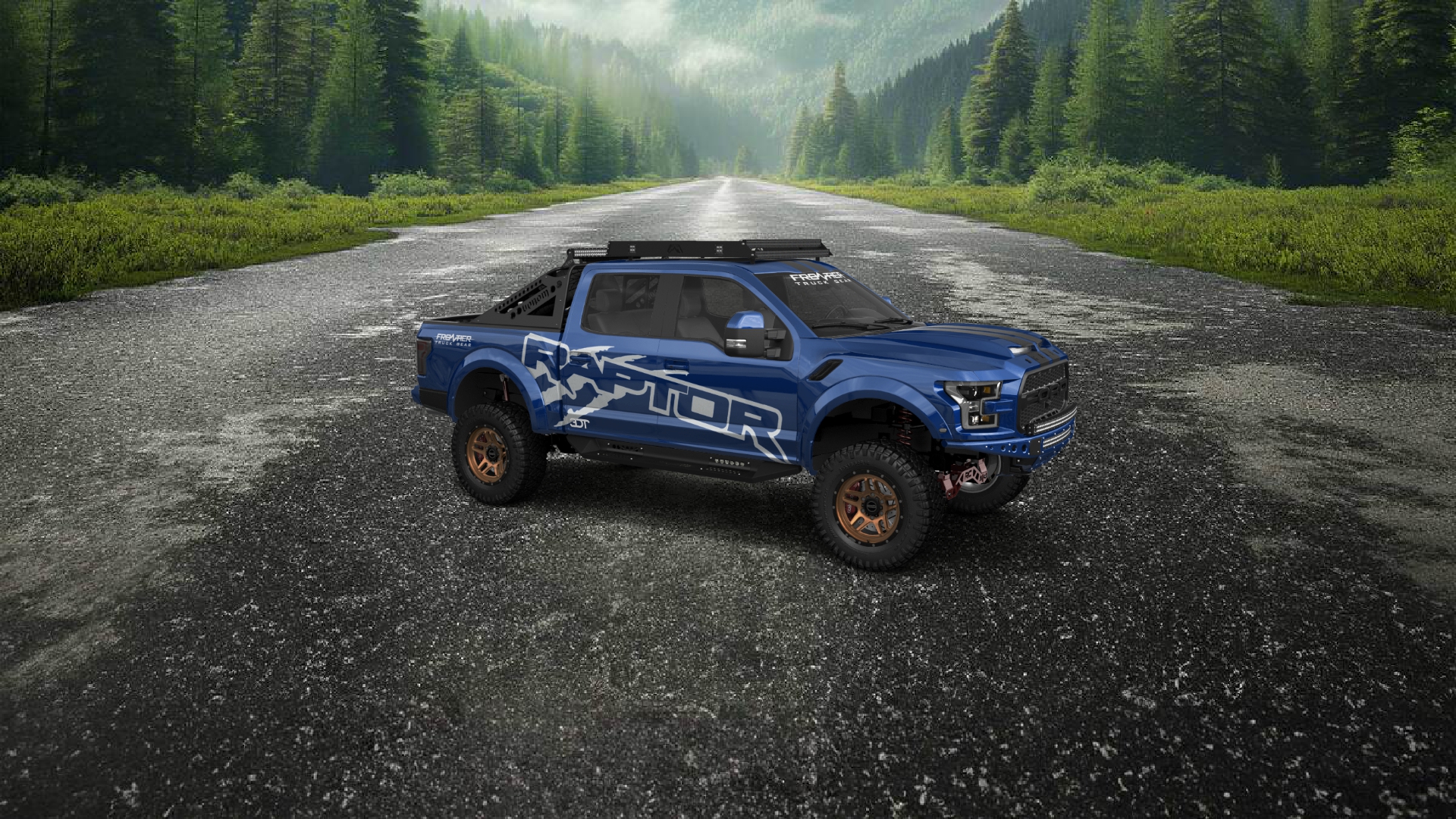 Ford F-150 Raptor 4 Door pickup truck 2017