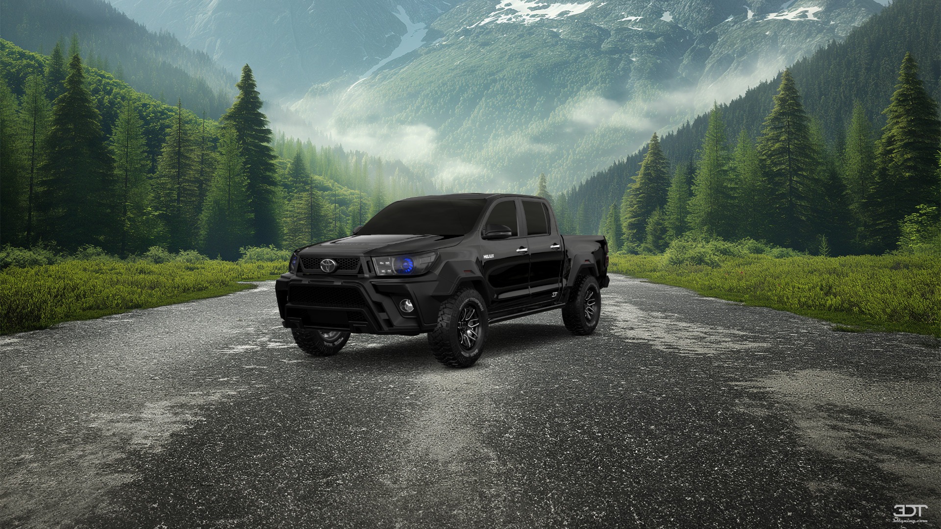 Toyota Hilux Double Cab 4 Door pickup truck 2015 tuning