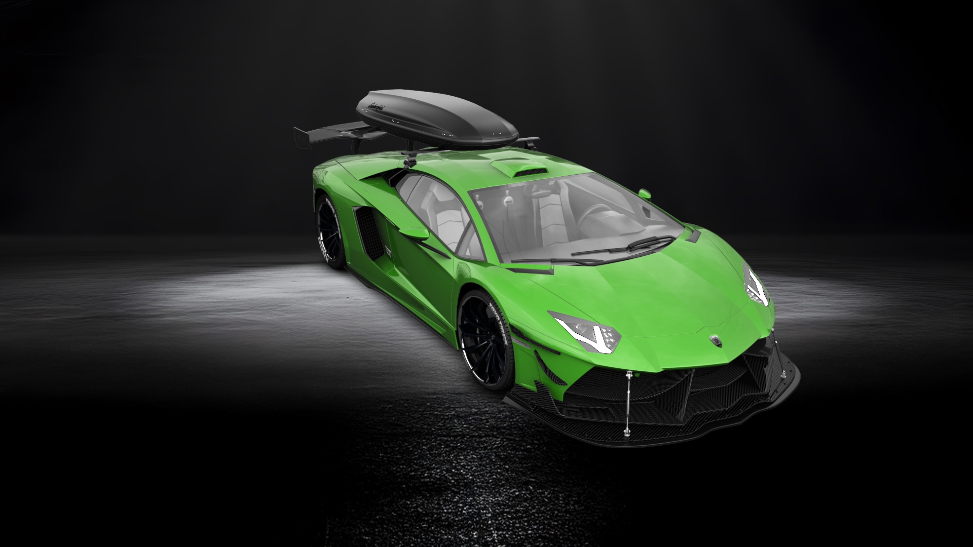 Lamborghini Aventador 2 Door Coupe 2012 tuning