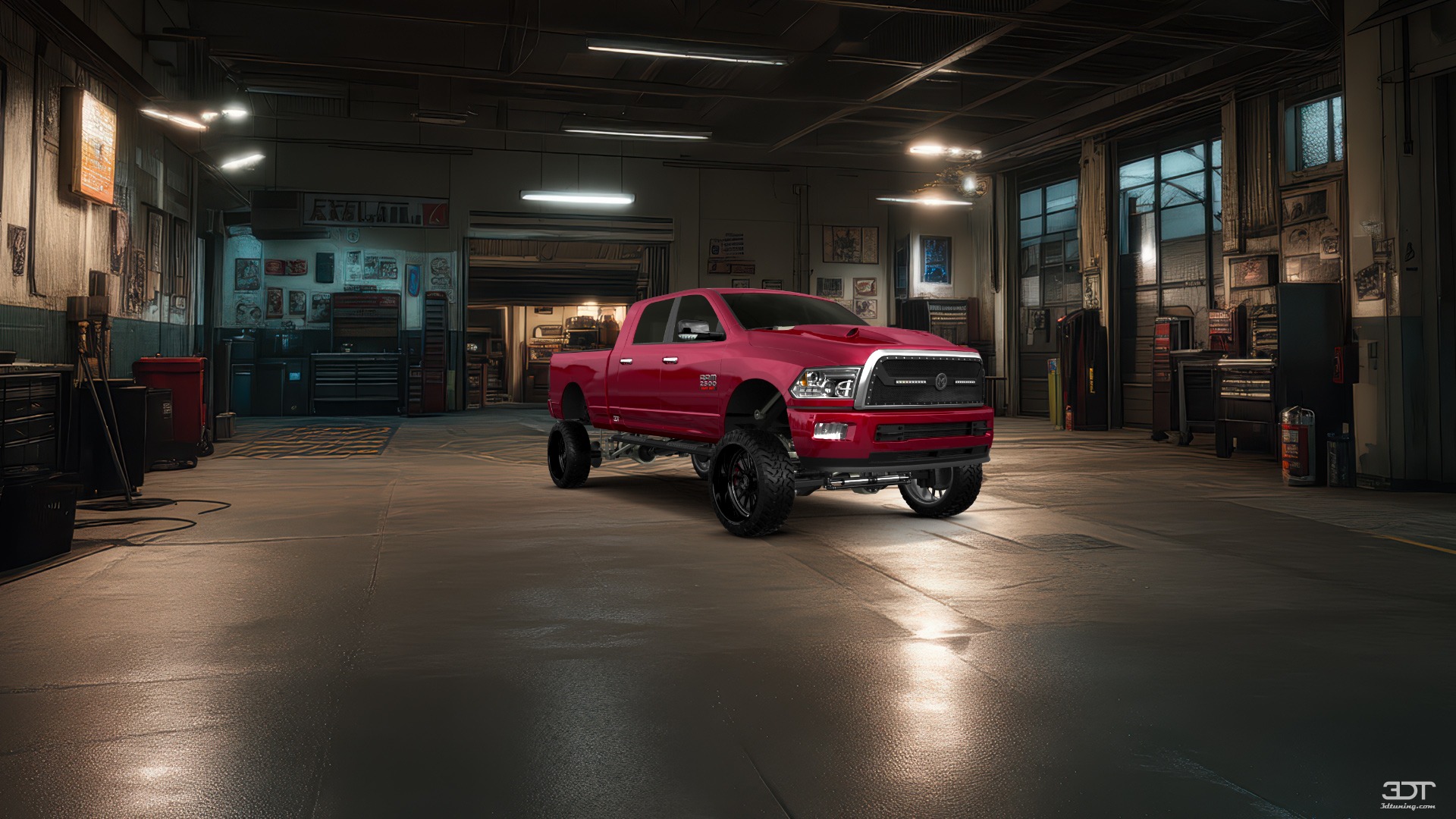 Dodge Ram 2500 Mega Cab 6.4 ft box 4 Door pickup truck 2010 tuning