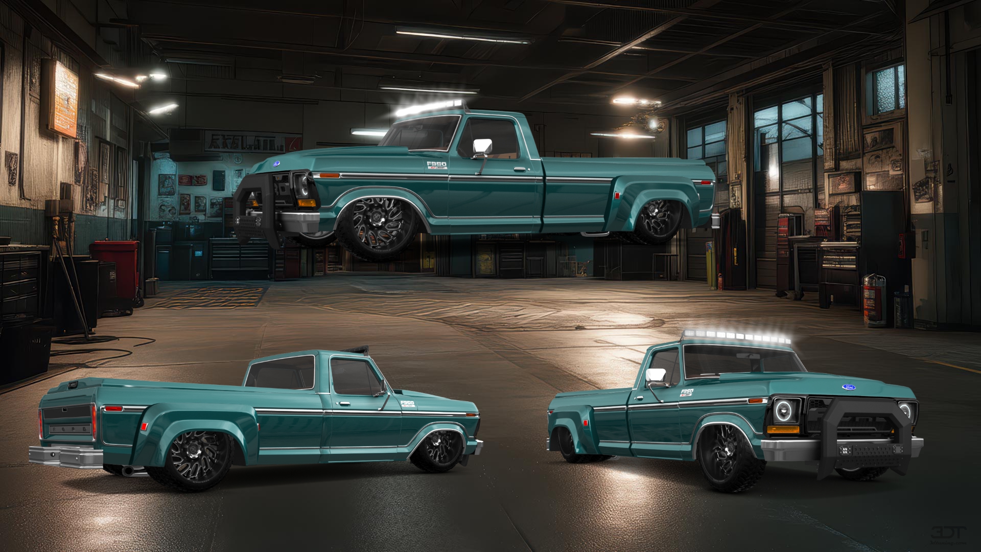 Ford F-350 Dually Regular Cab 2 Door pickup truck 1978 tuning