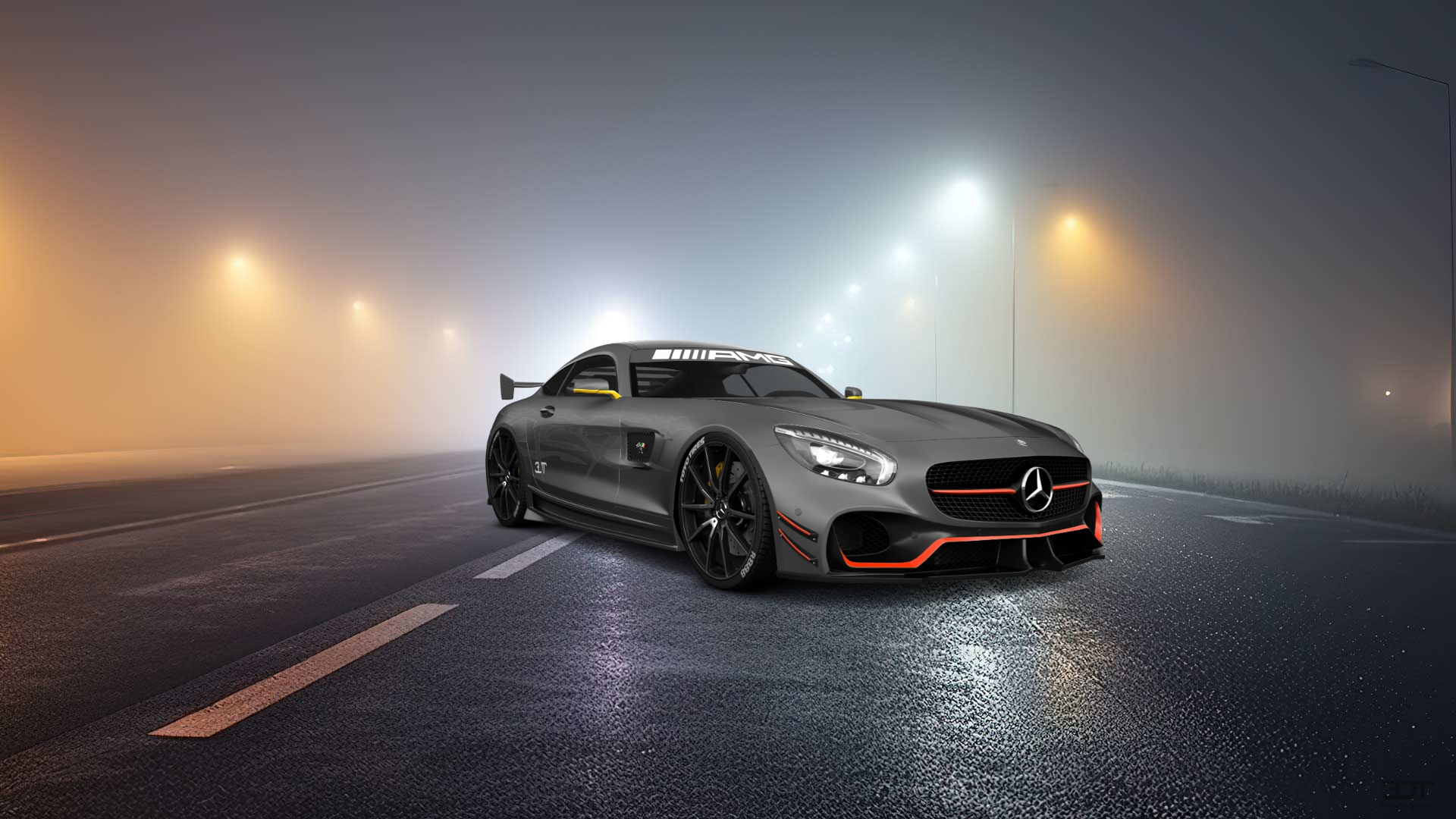 Mercedes AMG GT 2 door fastback coupe 2016