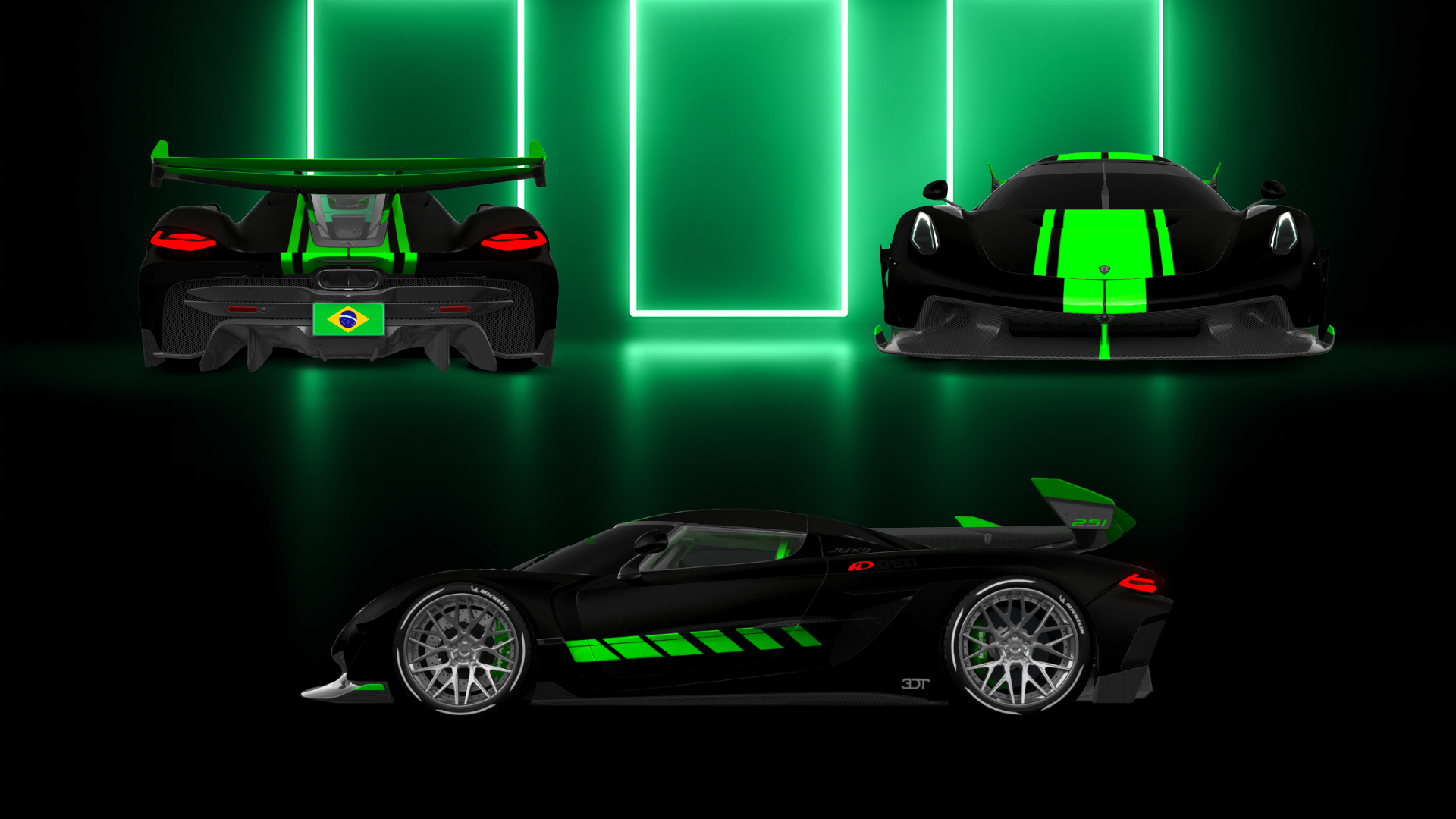 Koenigsegg Jesko 2 door targa top 2020 tuning