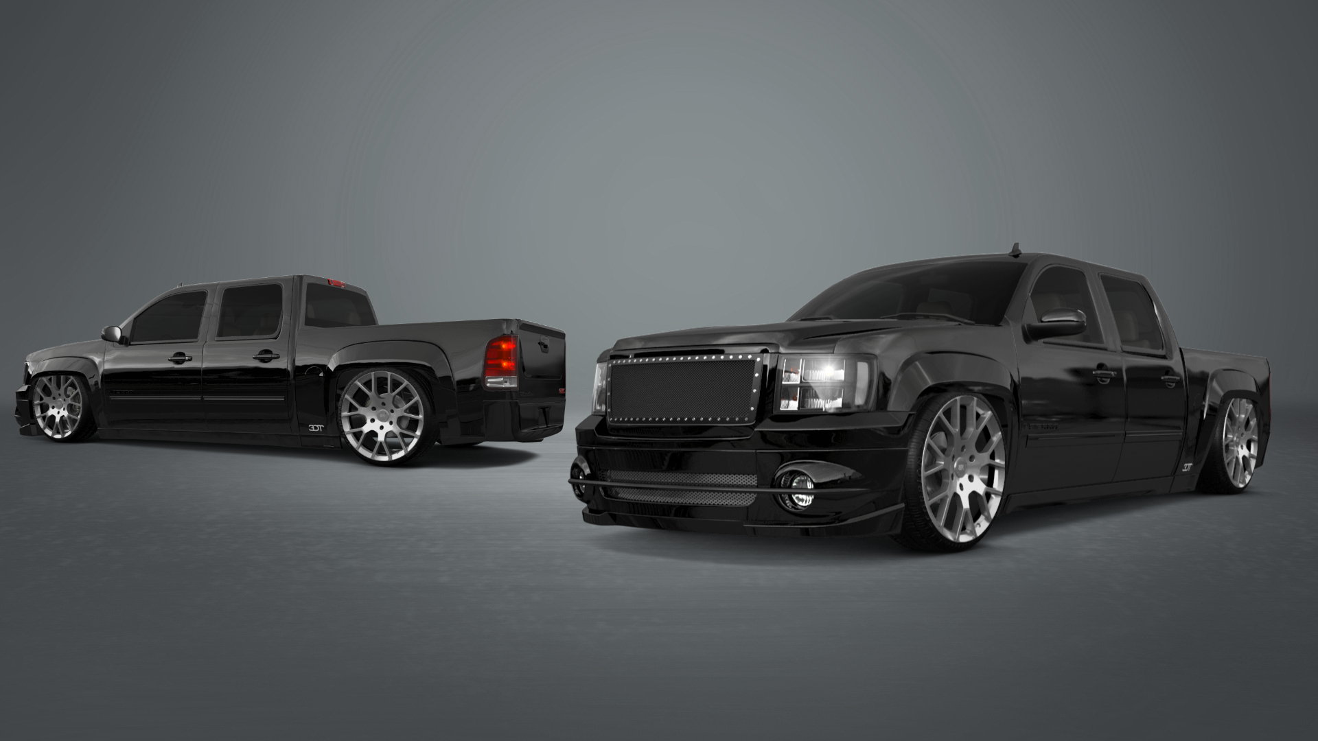GMC Sierra 1500 Crew Cab 5.8 ft box 4 Door pickup truck 2007