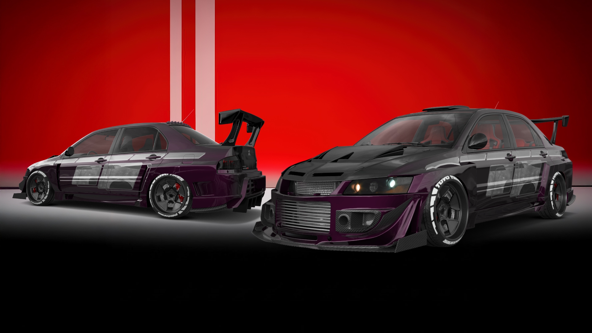 Mitsubishi Lancer Evo IX 4 Door Saloon 2005 tuning