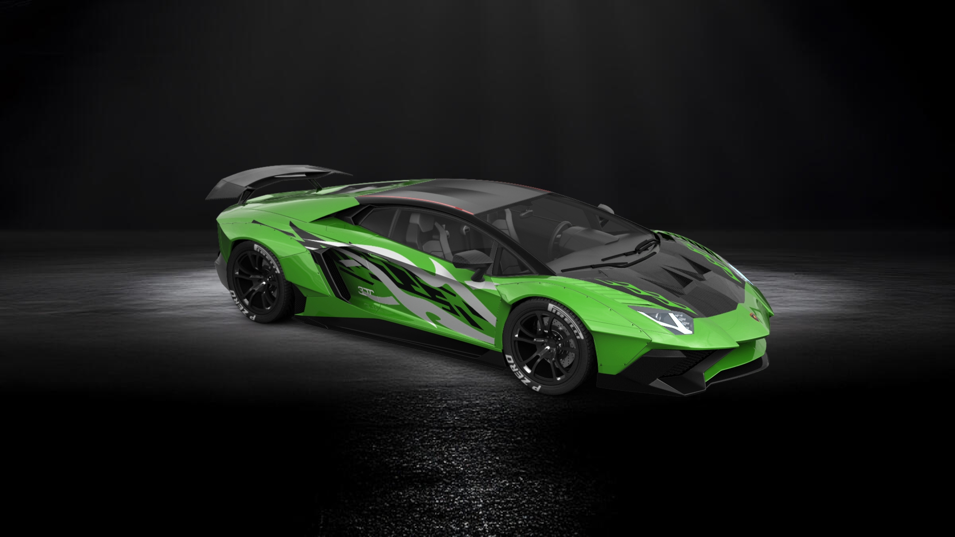 Lamborghini Aventador 2 Door Coupe 2012 tuning