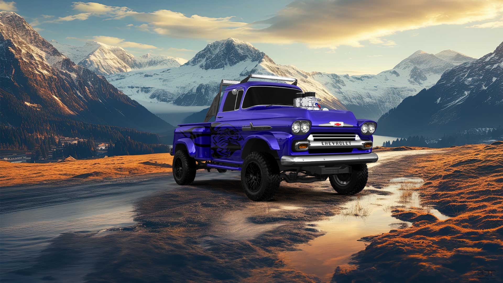 Chevrolet Apache Stepside 2 Door pickup truck 1959