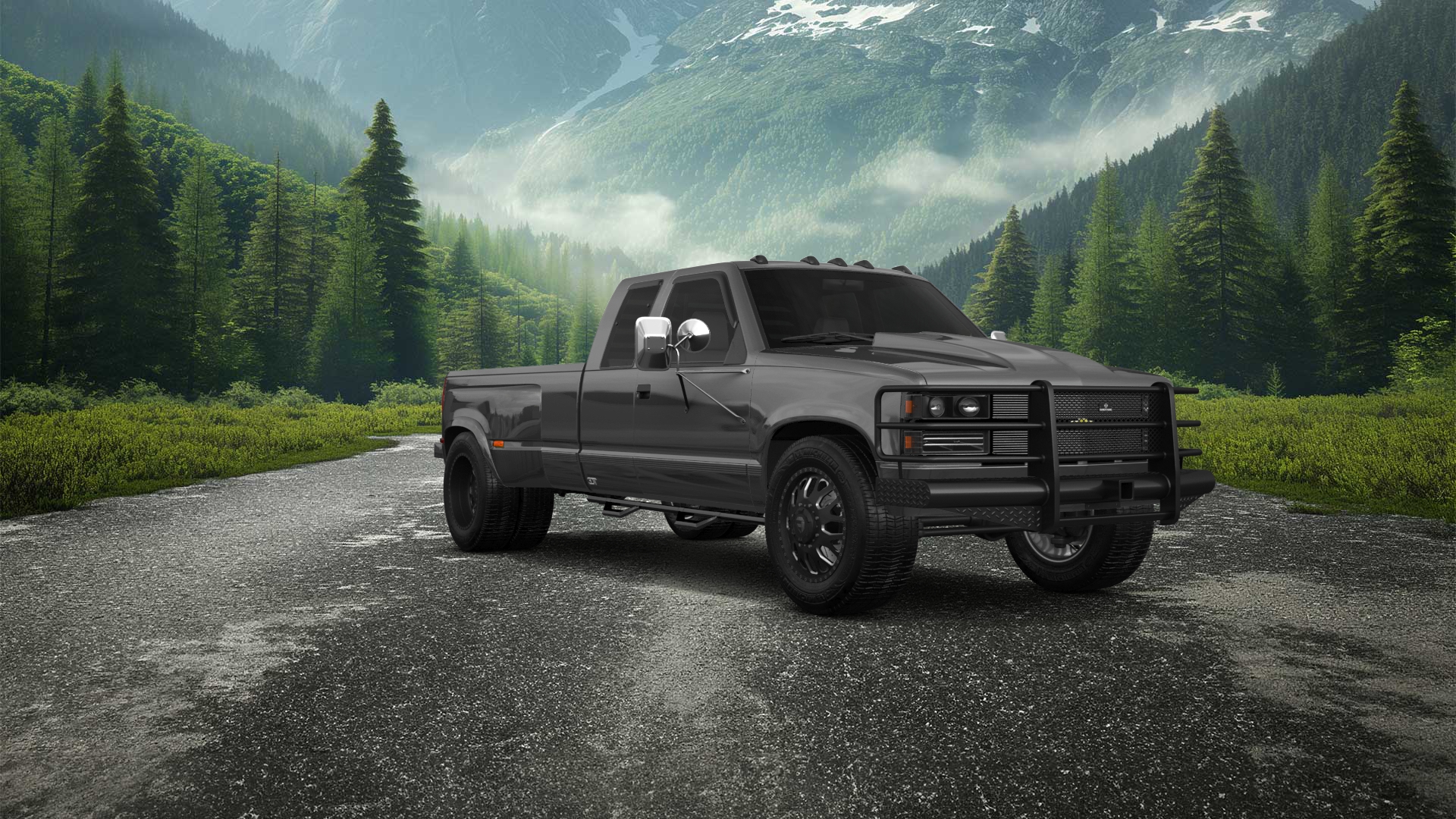 Chevrolet K3500 Extended Cab Pickup Truck 1988