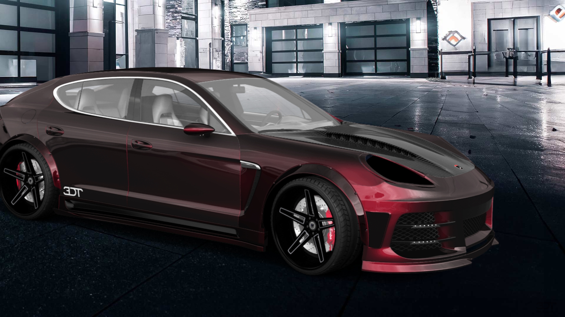Porsche Panamera 4 door fastback saloon 2011 Images