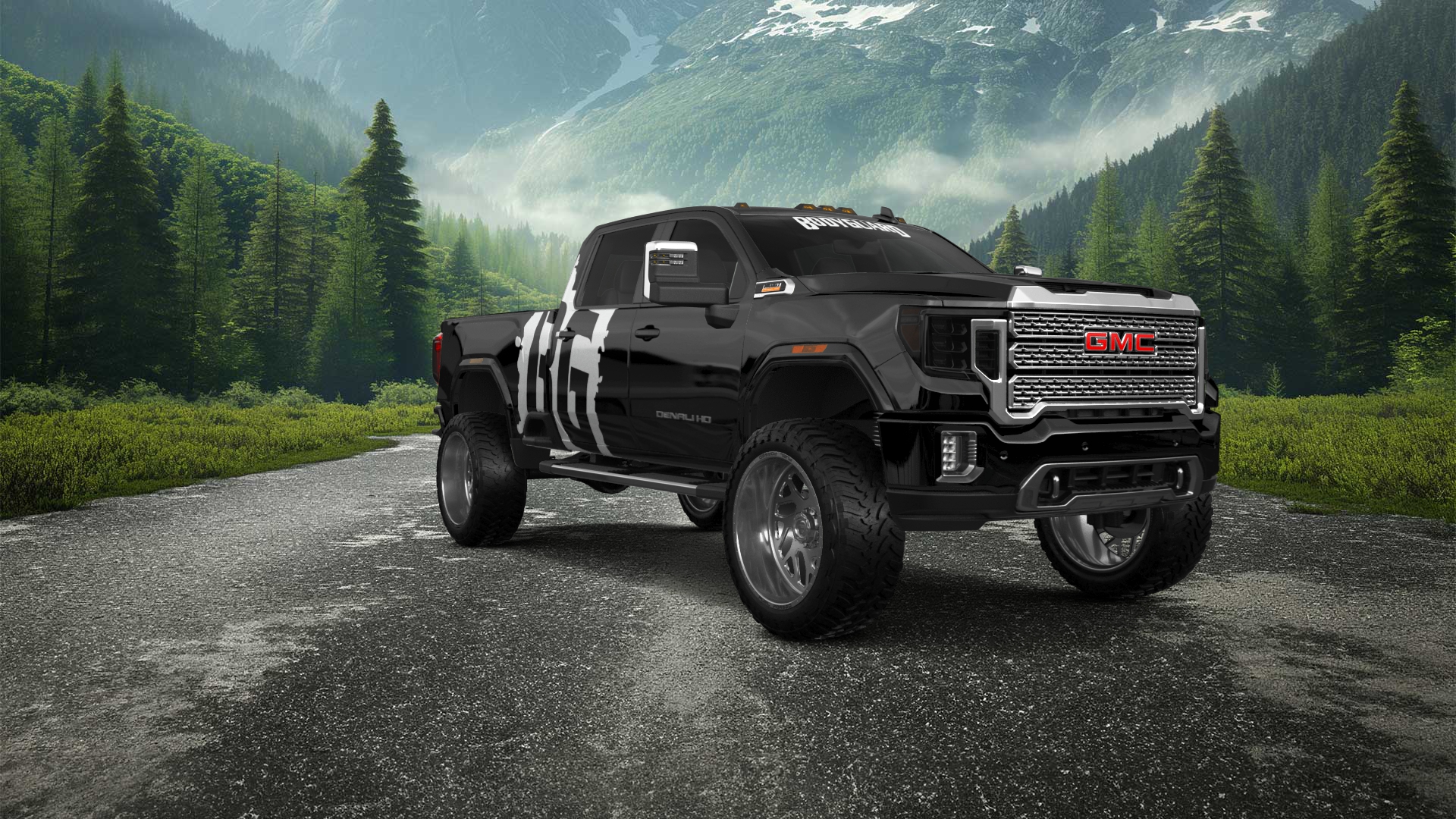 GMC Sierra 2500 HD 4 Door pickup truck 2020 tuning