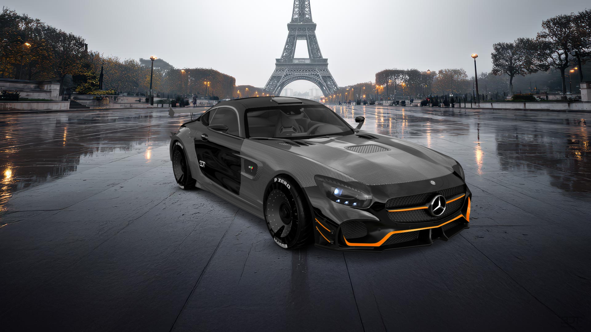 Mercedes AMG GT 2 door fastback coupe 2015 tuning