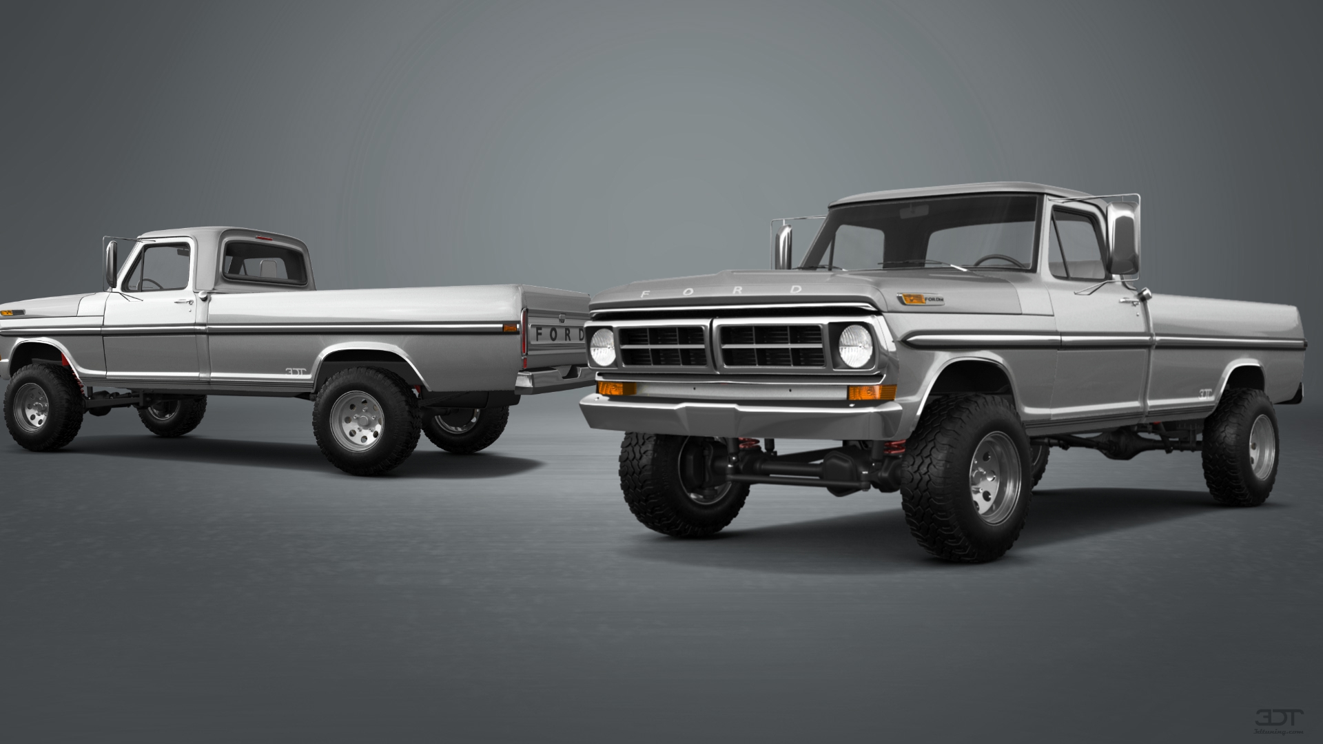 Ford F-250 2 Door pickup truck 1971 tuning