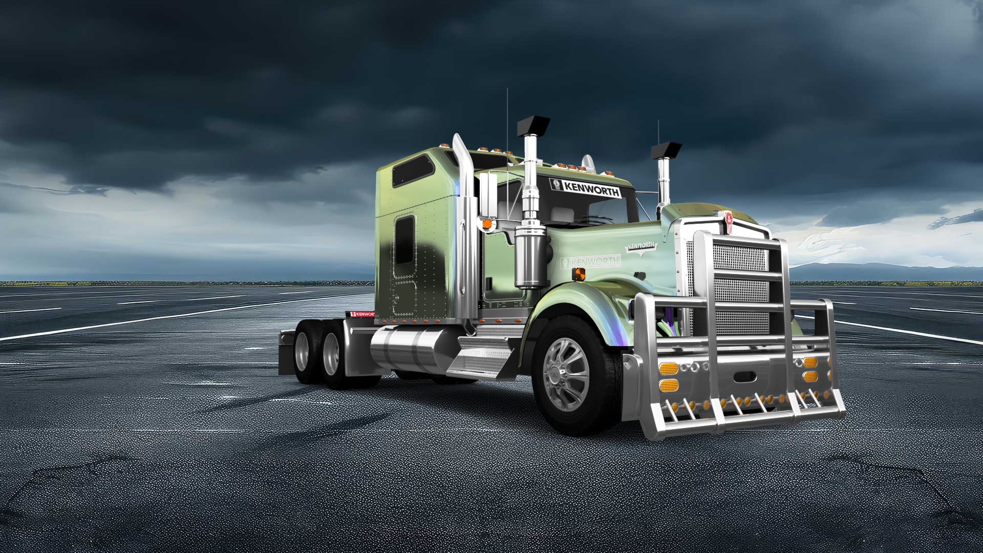 Kenworth W900 Sleeper Cab Truck 2015 tuning