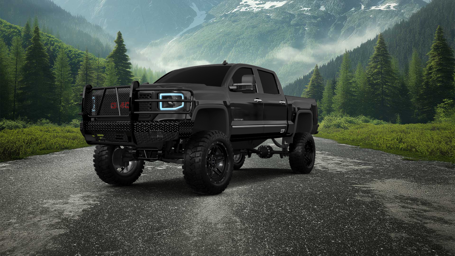 GMC Sierra 4 Door pickup truck 2014 tuning