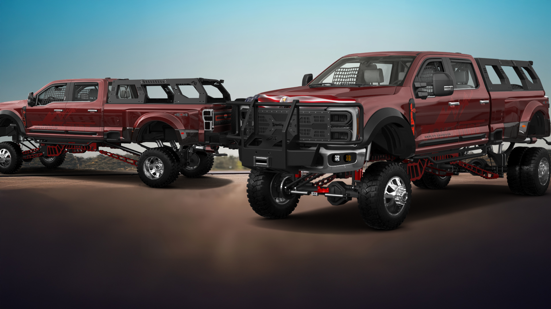 Ford F-350 DRW Crew Cab 4 Door pickup truck 2023 tuning