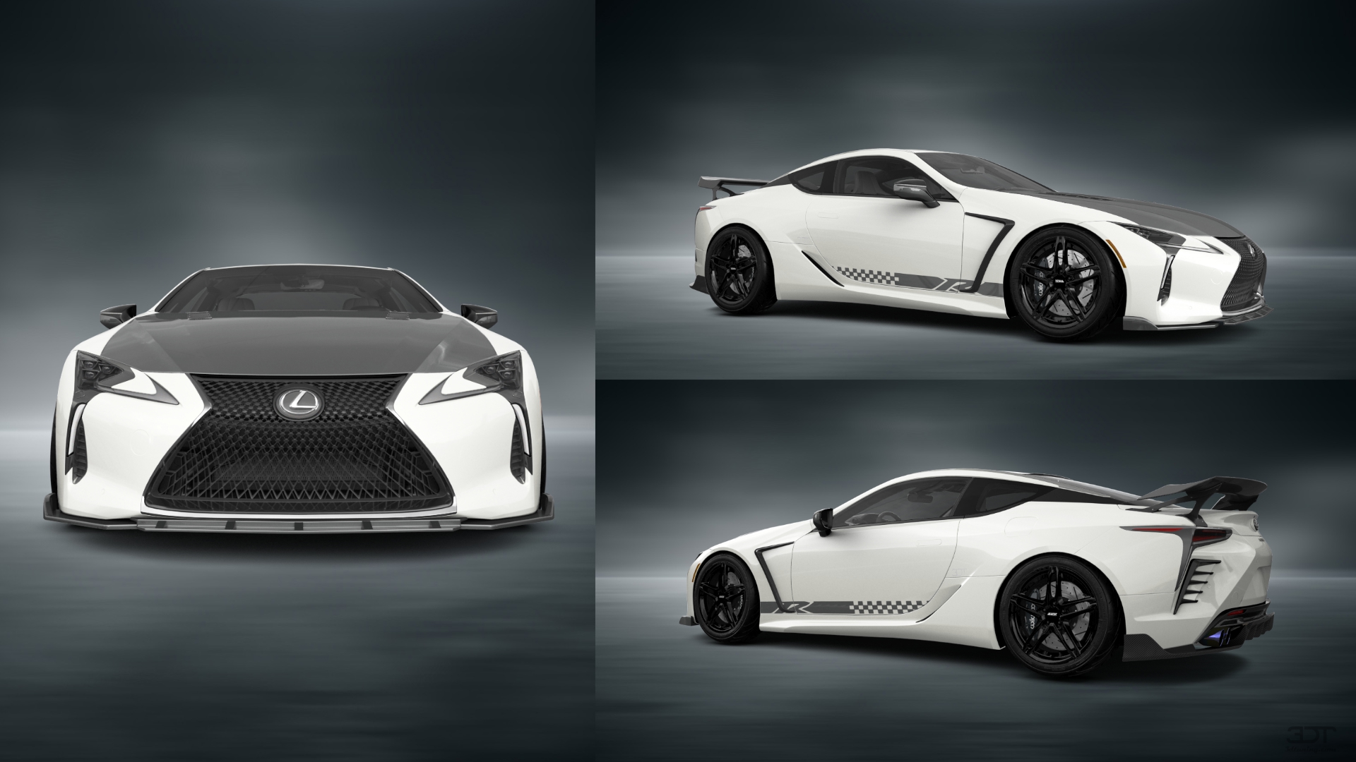 Lexus LC500 2 door fastback coupe 2017 tuning