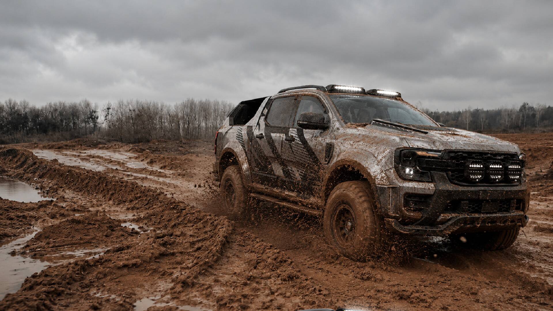 Ford Ranger 4 Door pickup truck 2022 tuning