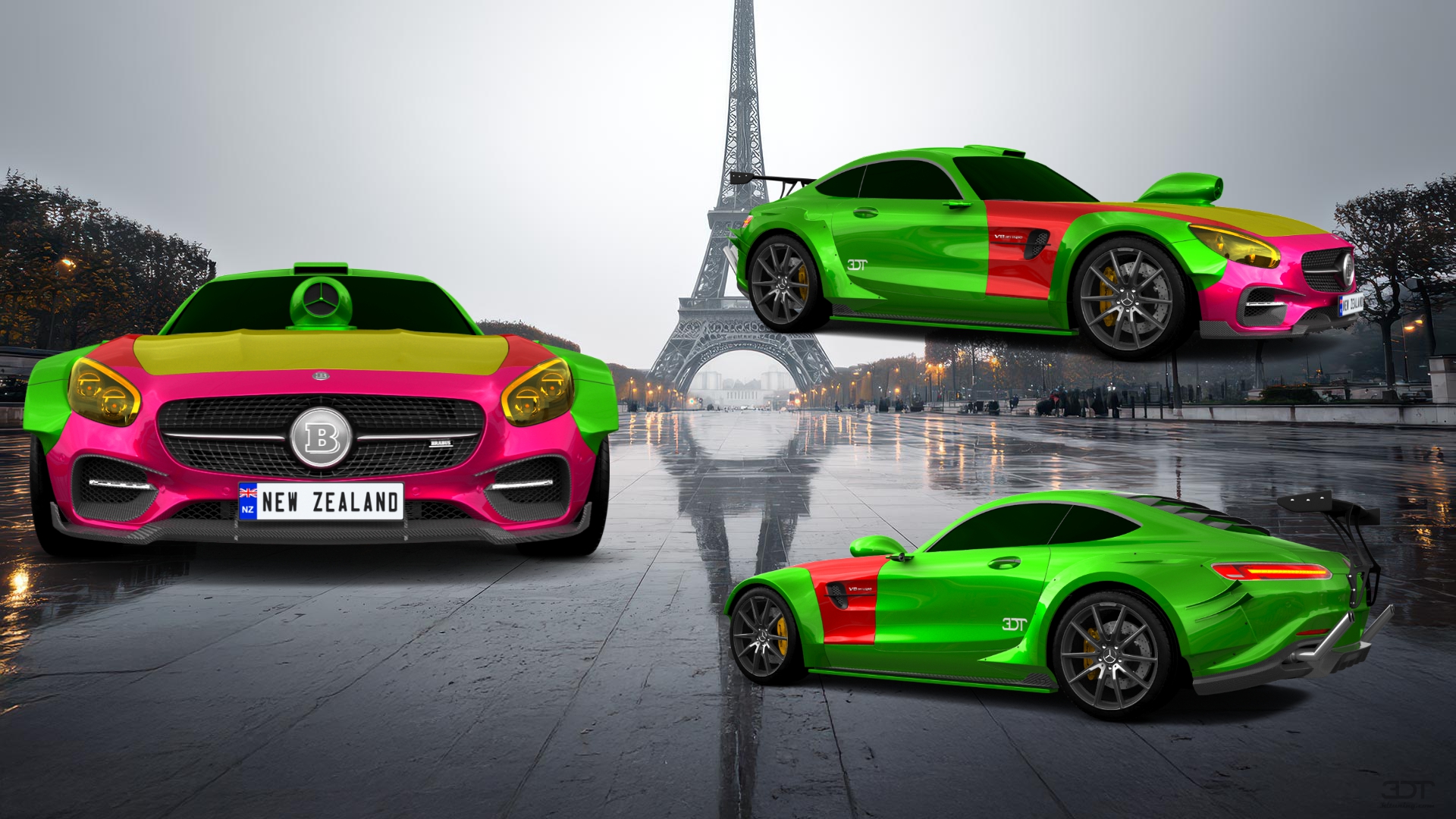 Mercedes AMG GT 2 door fastback coupe 2015 tuning