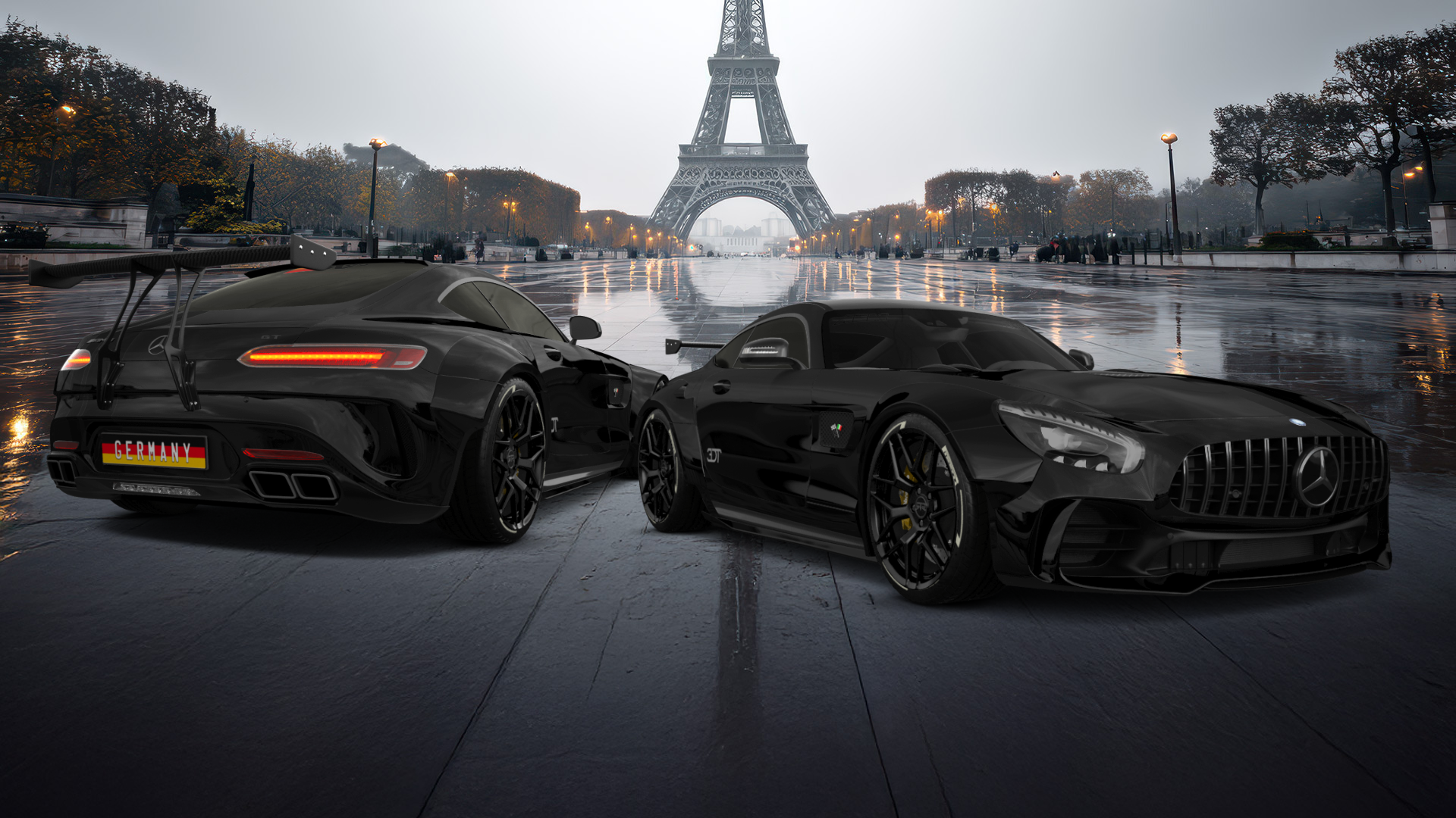 Mercedes AMG GT 2 door fastback coupe 2015 tuning