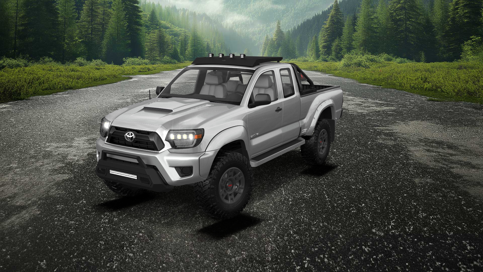 Toyota Tacoma Access Cab 6.2 ft box Pickup Truck 2012 tuning