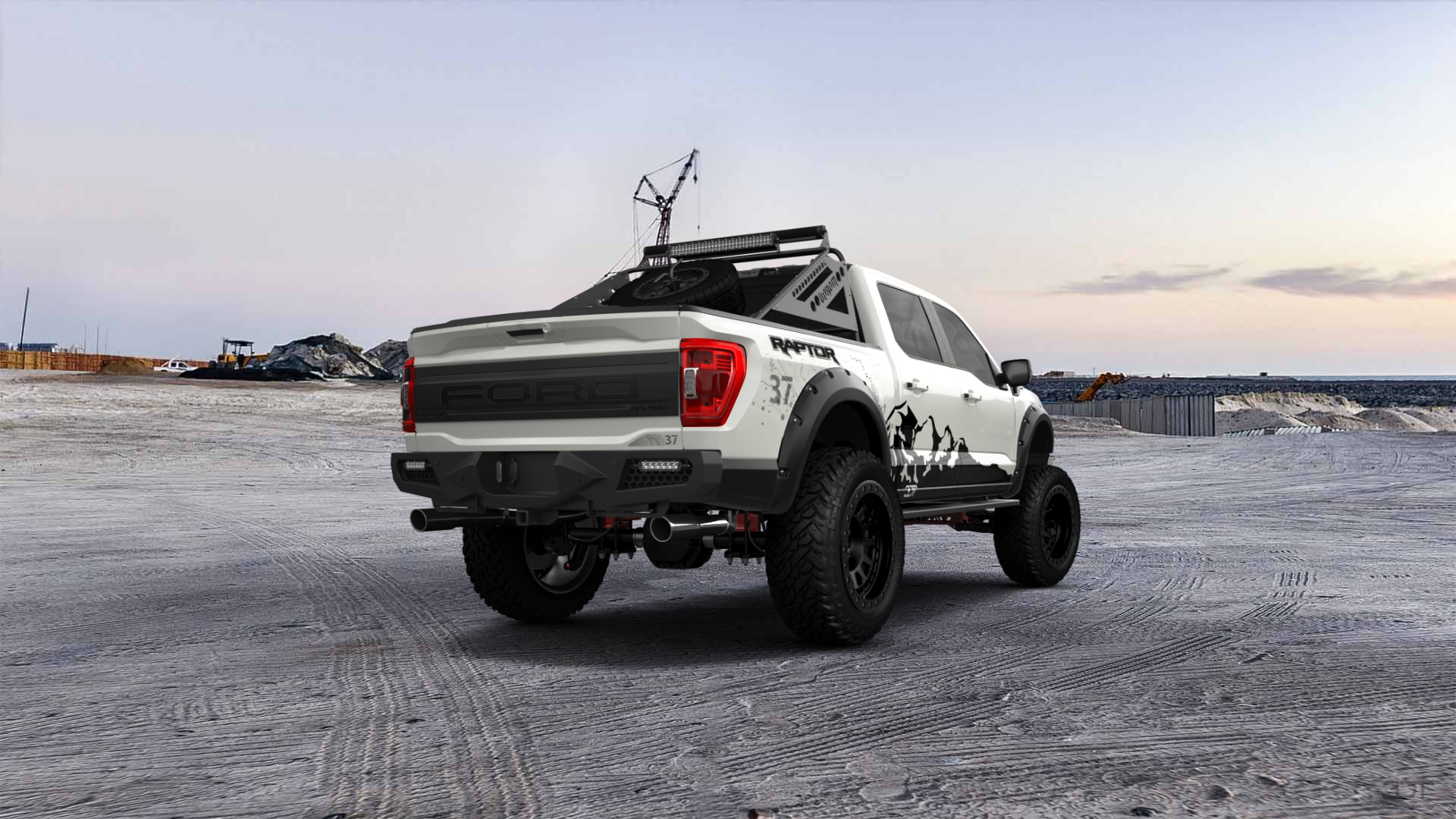 Ford F-150 Raptor 4 Door pickup truck 2021
