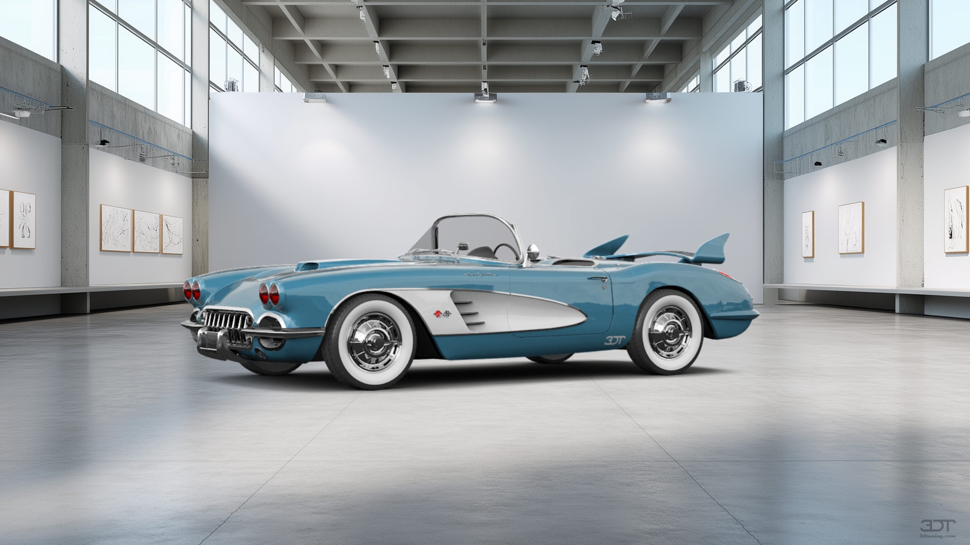 Chevrolet Corvette Convertible Coupe 1958 tuning