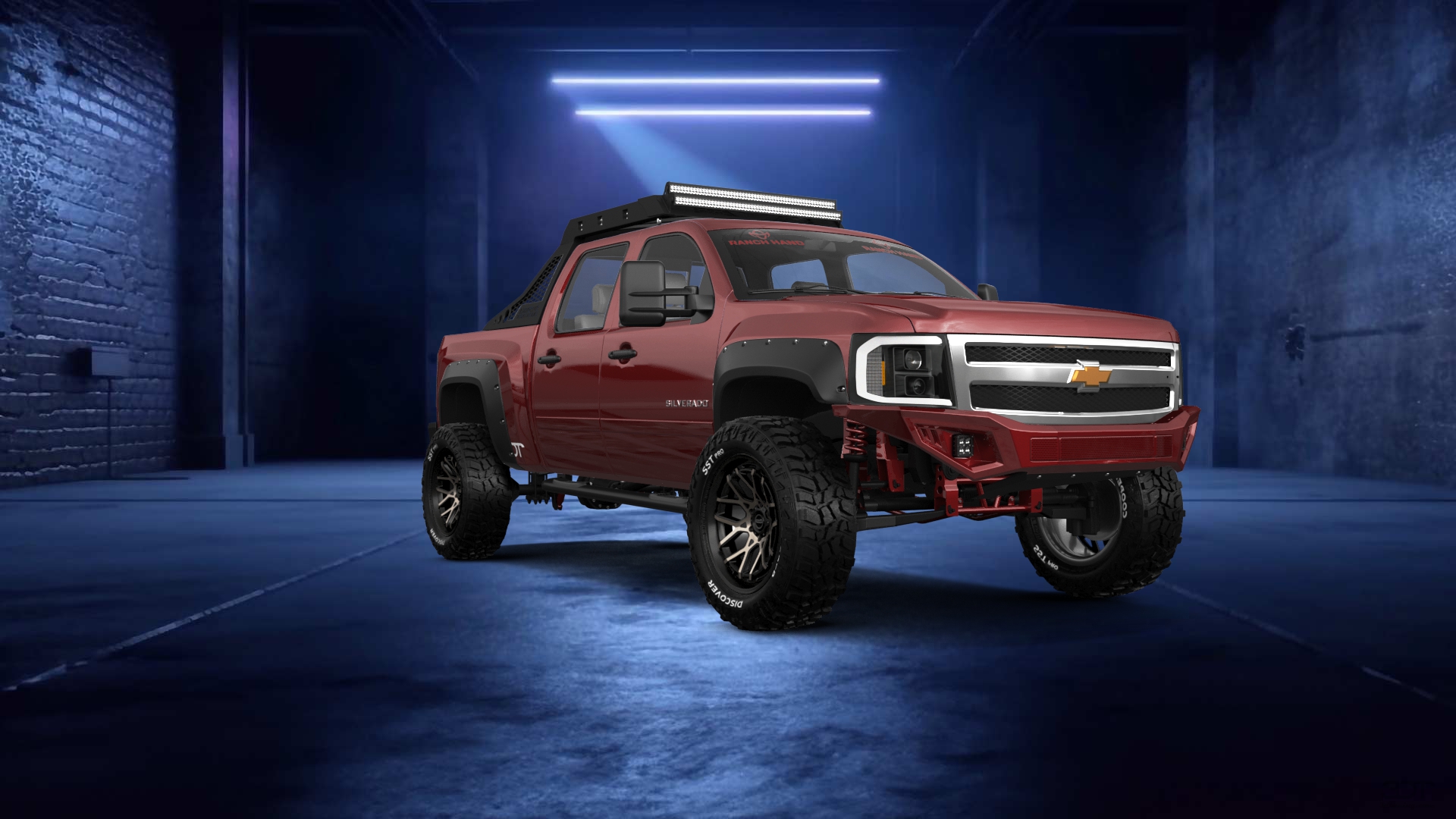 Chevrolet Silverado 1500 Crew Cab 4 Door pickup truck 2007 tuning