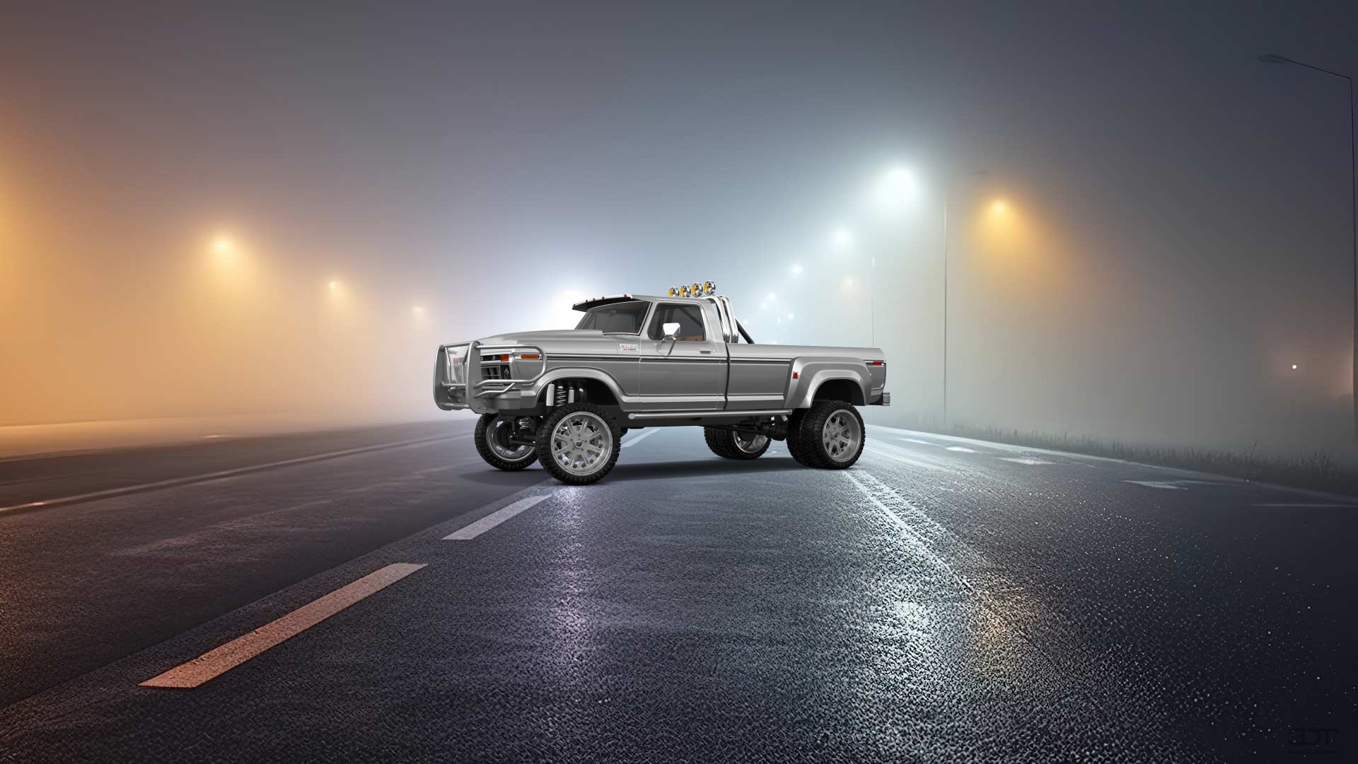 Ford F-350 Dually 2 Door pickup truck 1974 tuning