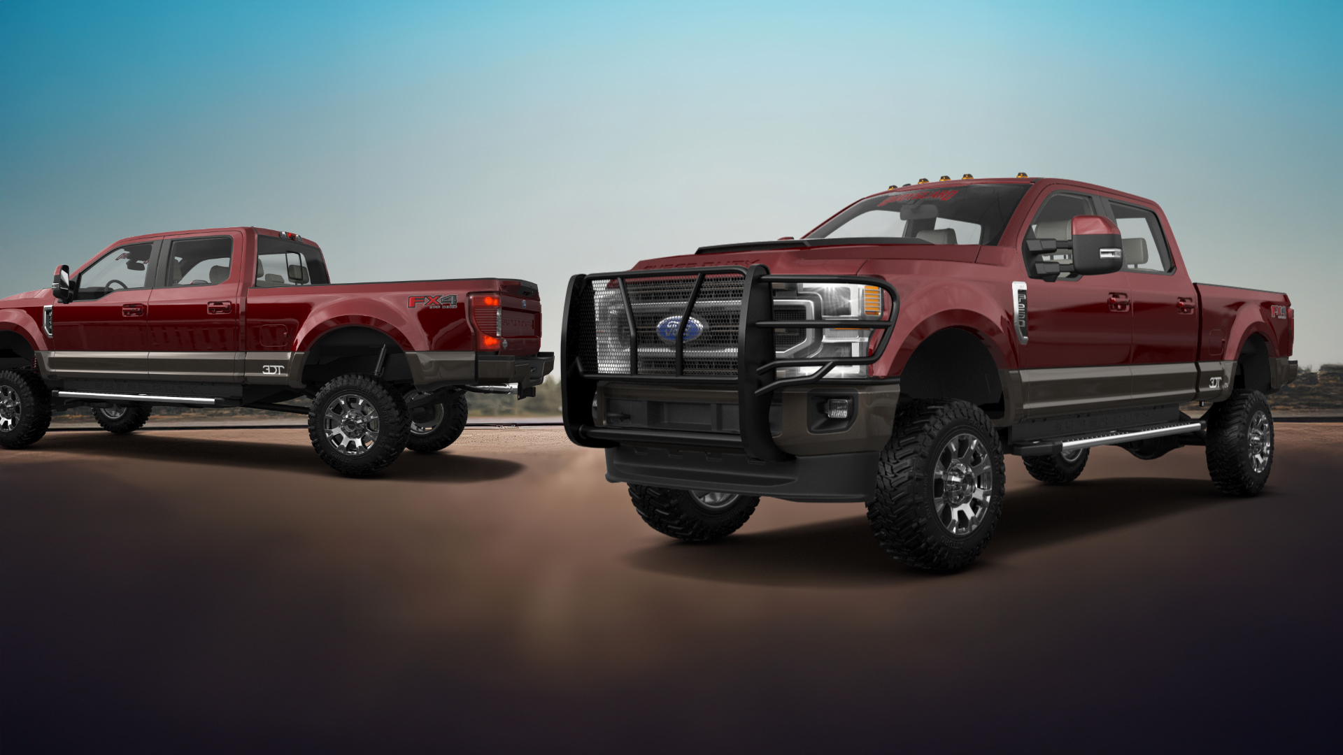 Ford F-250 4 Door pickup truck 2021 tuning