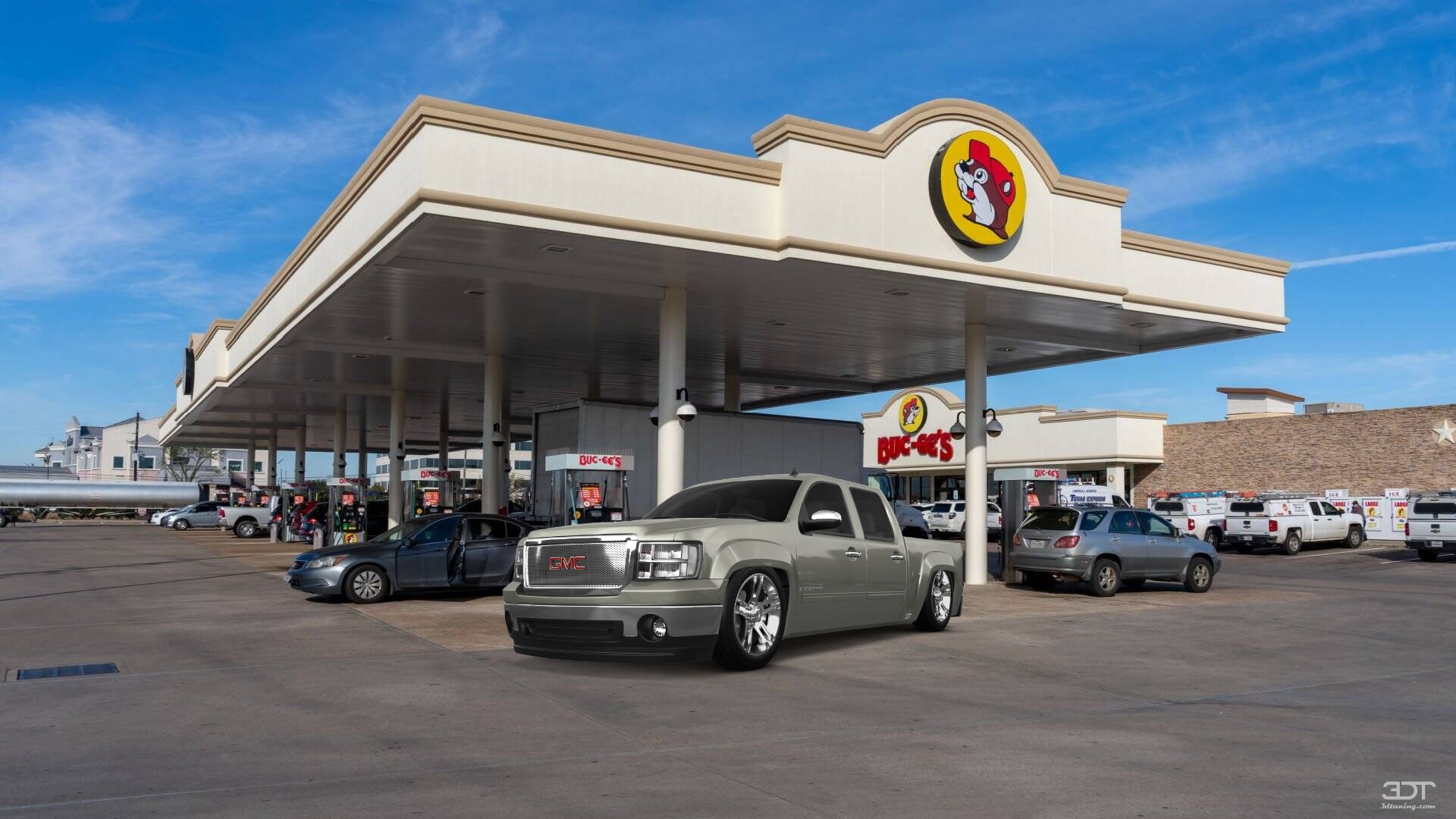 GMC Sierra 1500 Crew Cab 5.8 ft box 4 Door pickup truck 2007