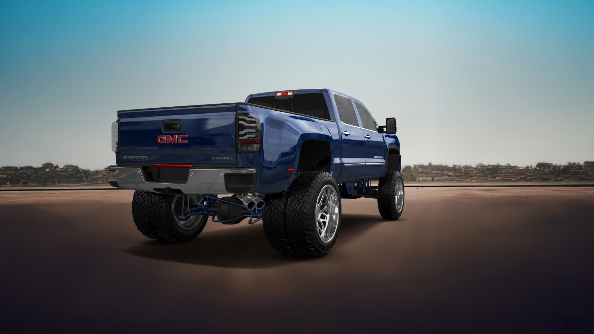 GMC Sierra 3500 HD Crew Cab 4 Door pickup truck 2015 tuning