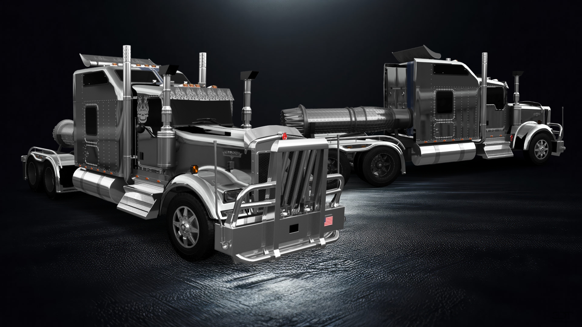 Kenworth W900 Sleeper Cab 2015 — MilderDormouse26's build with 39 parts ...