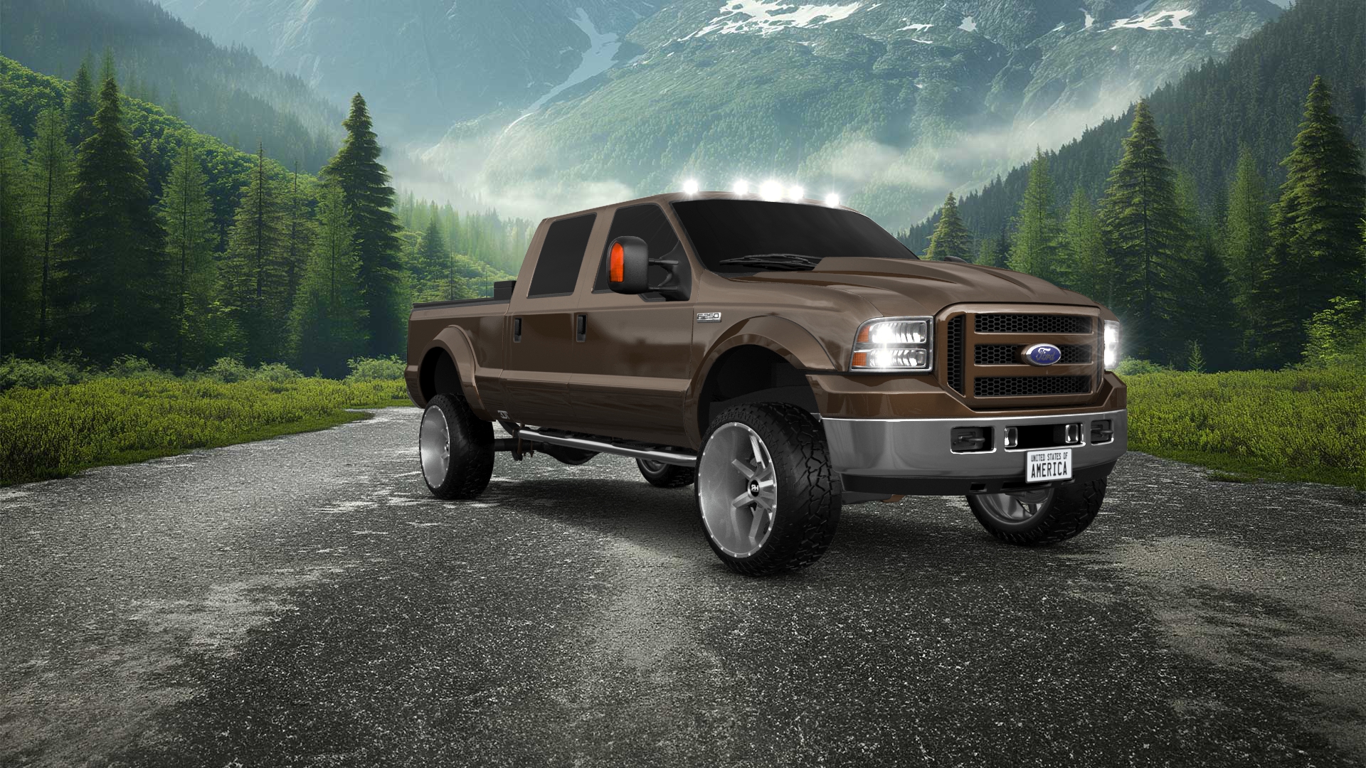 Ford F-250 Crew Cab 4 Door pickup truck 1999