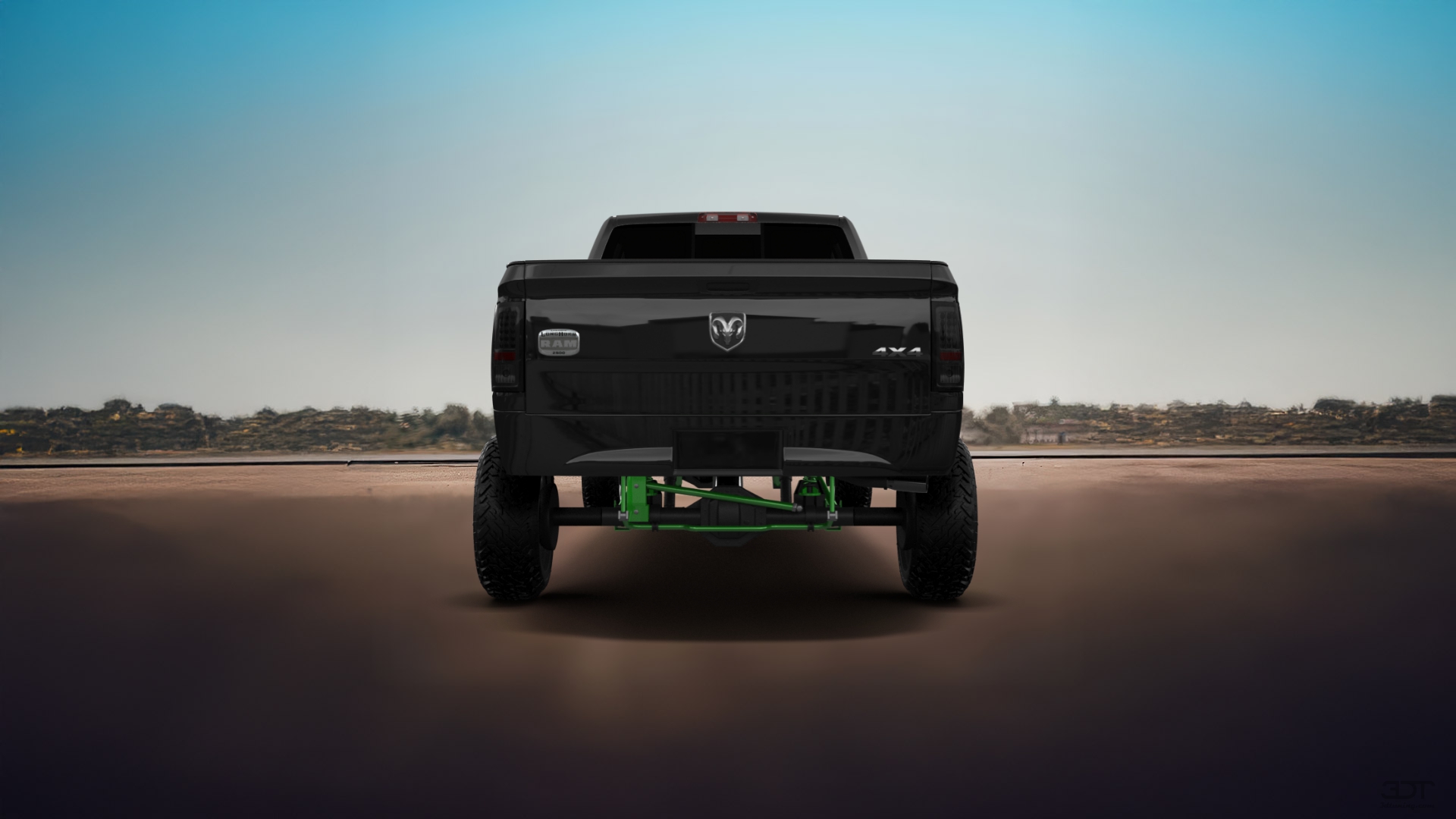 Dodge Ram 2500 Mega Cab 6.4 ft box 4 Door pickup truck 2010 tuning