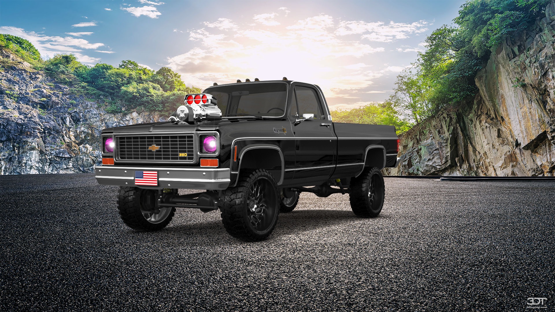 Chevrolet Silverado C-10 2 Door pickup truck 1973 tuning