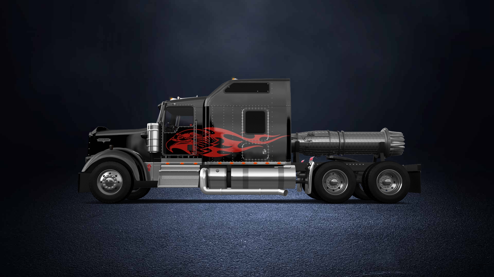 Kenworth W900 Sleeper Cab Truck 2015