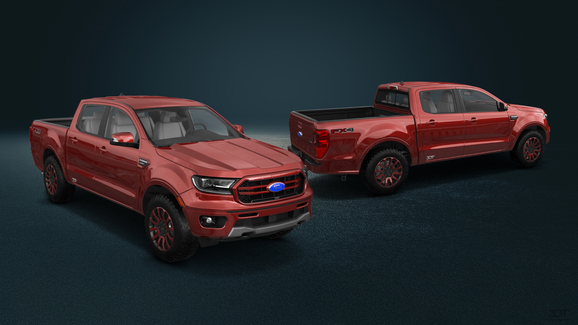 Ford Ranger 4 Door pickup truck 2019 tuning