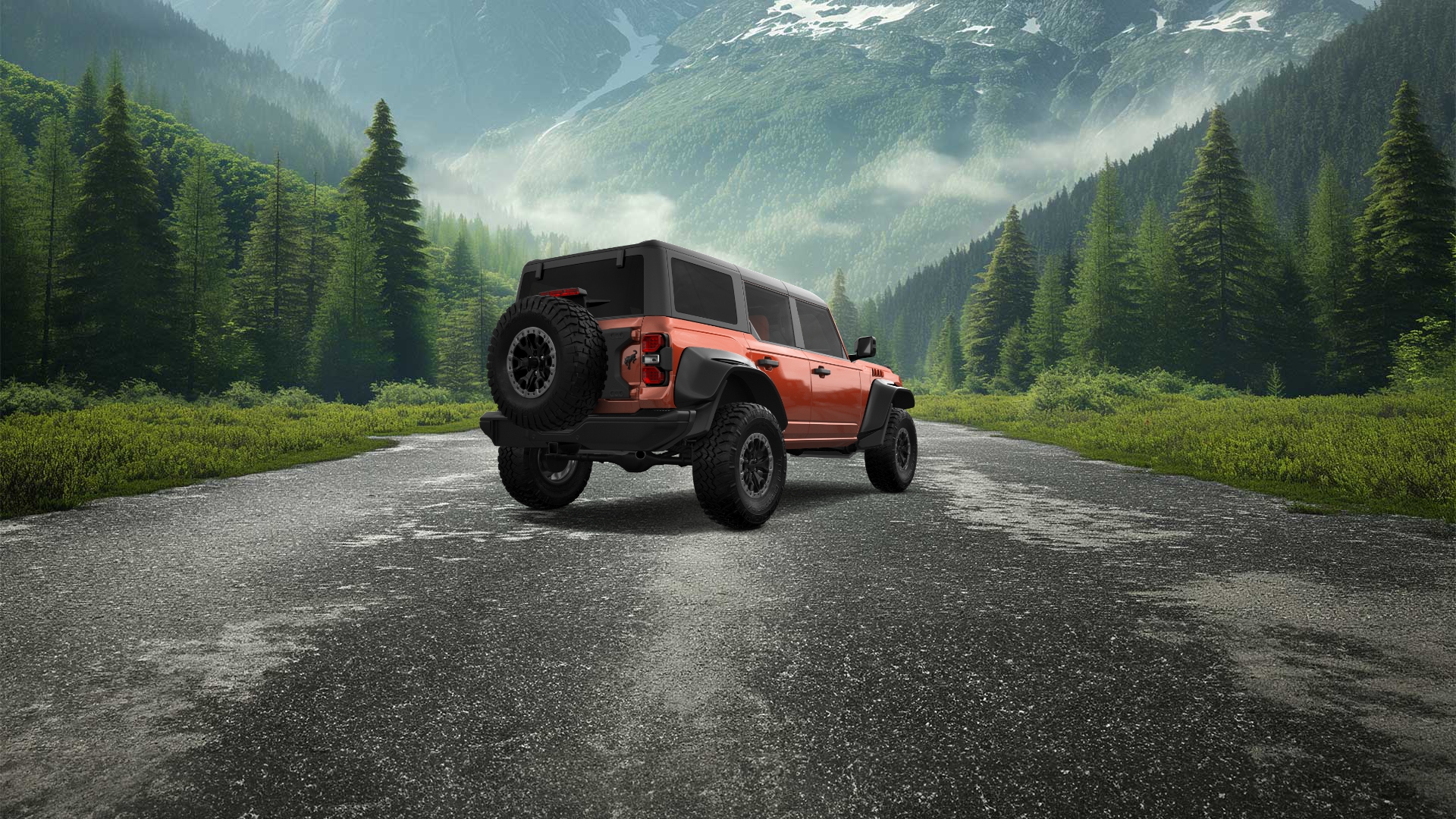 Ford Bronco Raptor 4 Door pickup truck 2022 tuning