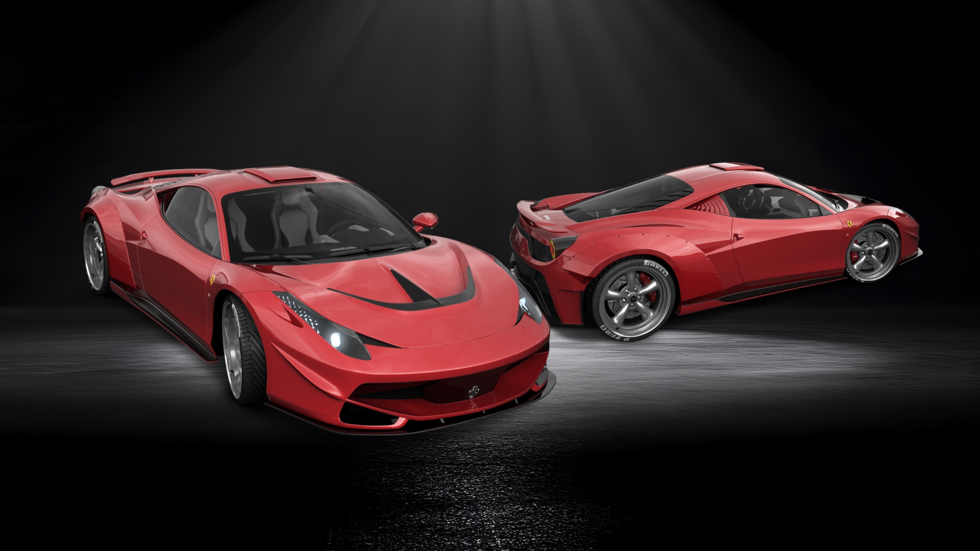 Ferrari 458 Italia 2 door spider 2010 tuning