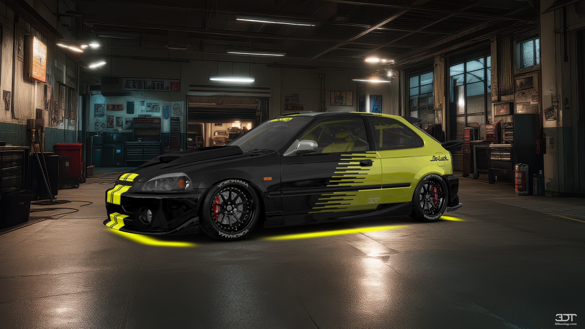 Honda Civic 3 Door Hatchback 1997 tuning