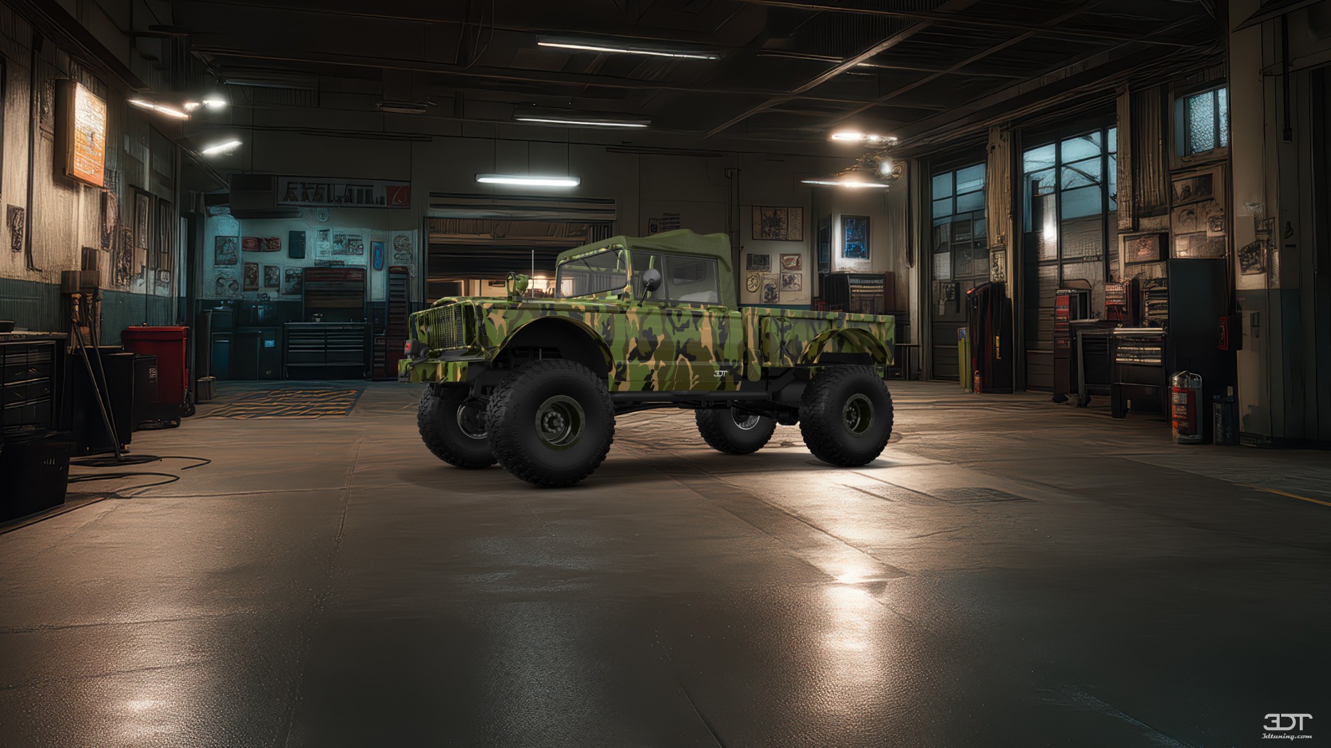 Jeep Kaiser M715 2 Door pickup truck 1968 tuning